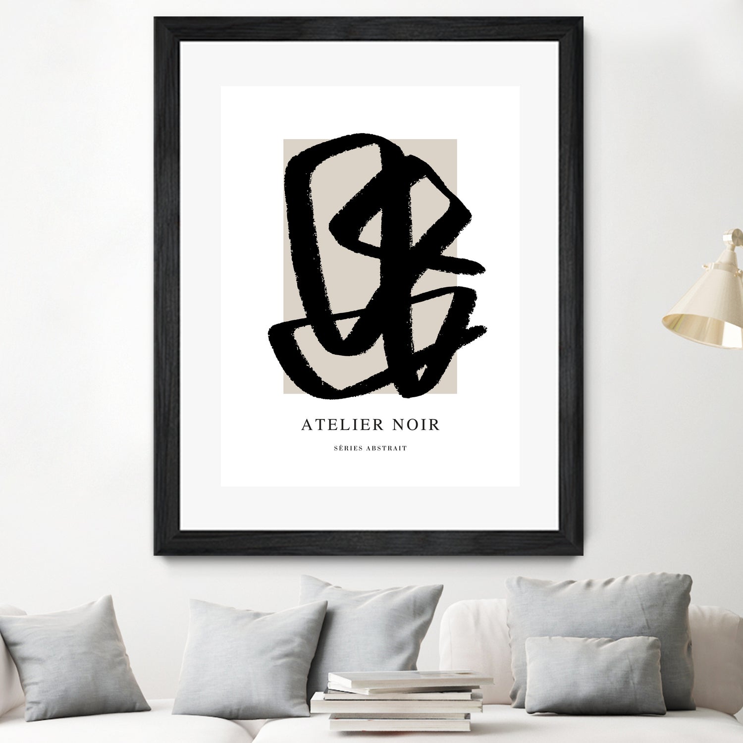 Atelier Noir by M Studio on GIANT ART - beige illustration modern