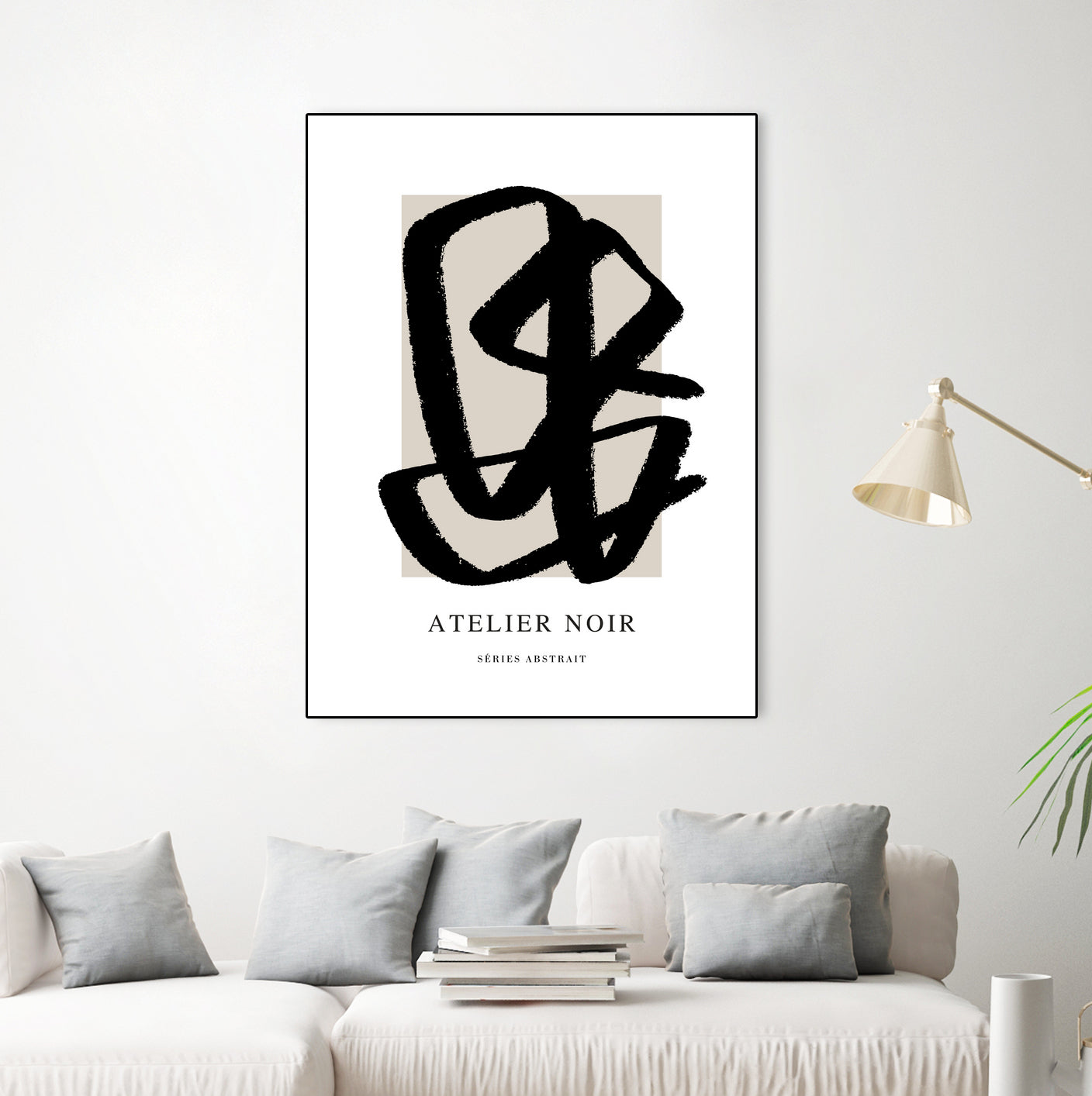 Atelier Noir by M Studio on GIANT ART - beige illustration modern