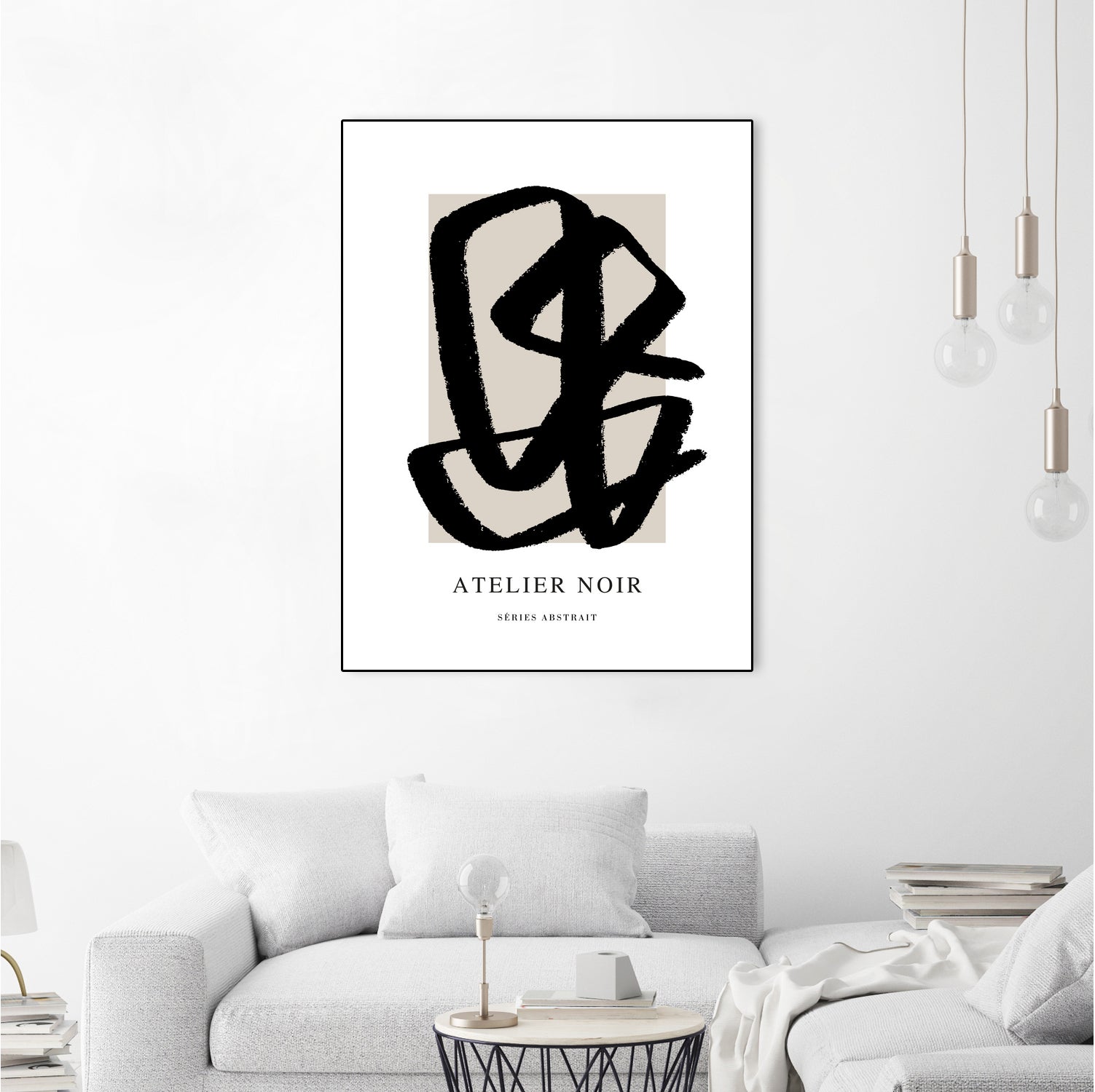 Atelier Noir by M Studio on GIANT ART - beige illustration modern