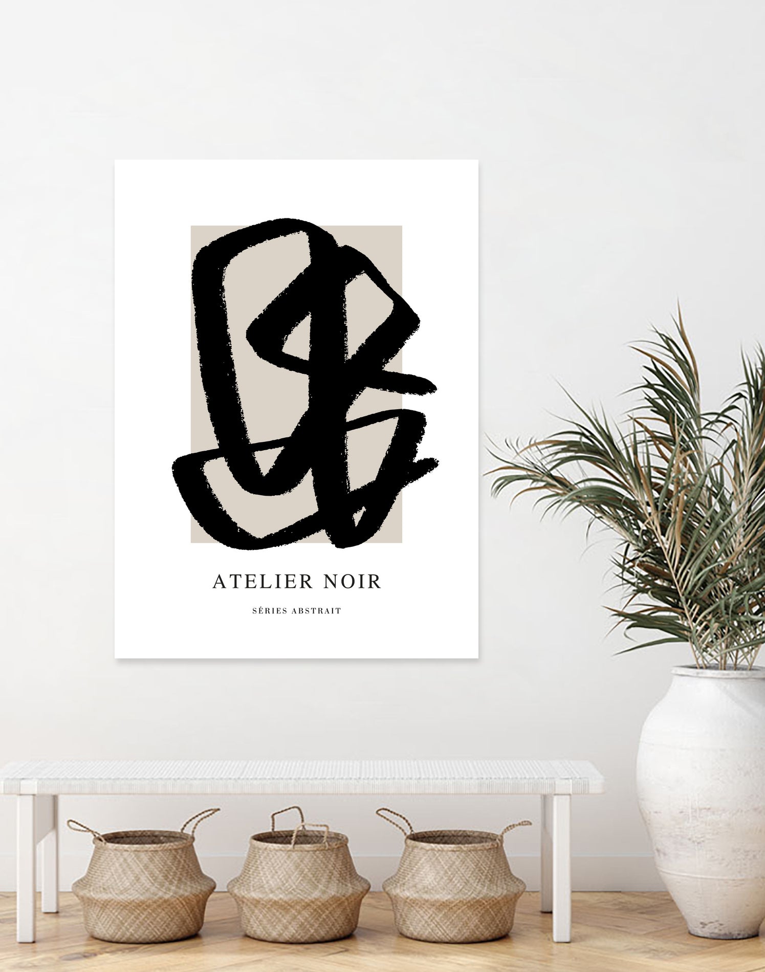 Atelier Noir by M Studio on GIANT ART - beige illustration modern