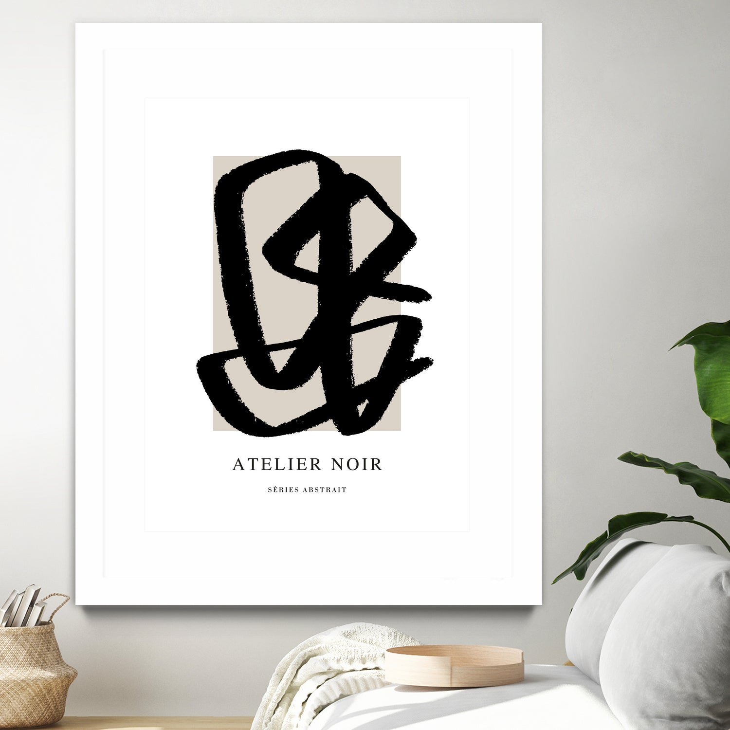 Atelier Noir by M Studio on GIANT ART - beige illustration modern