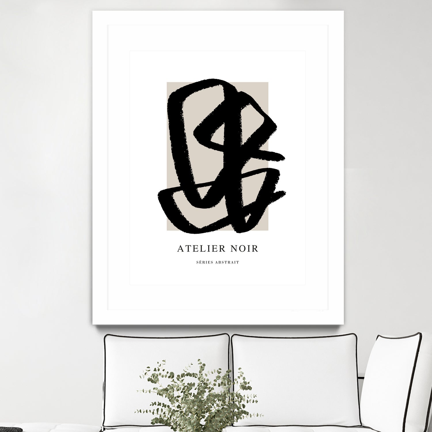 Atelier Noir by M Studio on GIANT ART - beige illustration modern