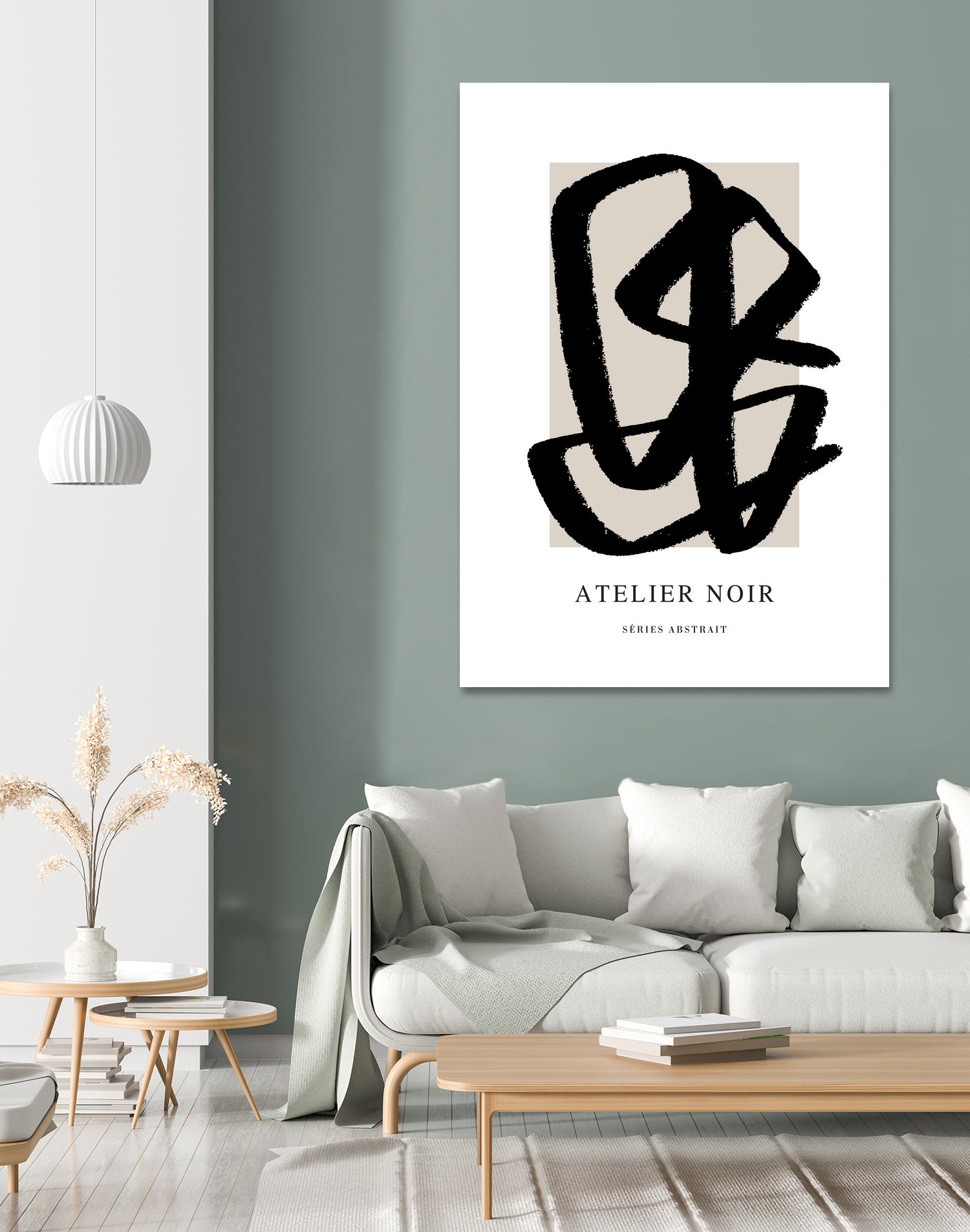 Atelier Noir by M Studio on GIANT ART - beige illustration modern