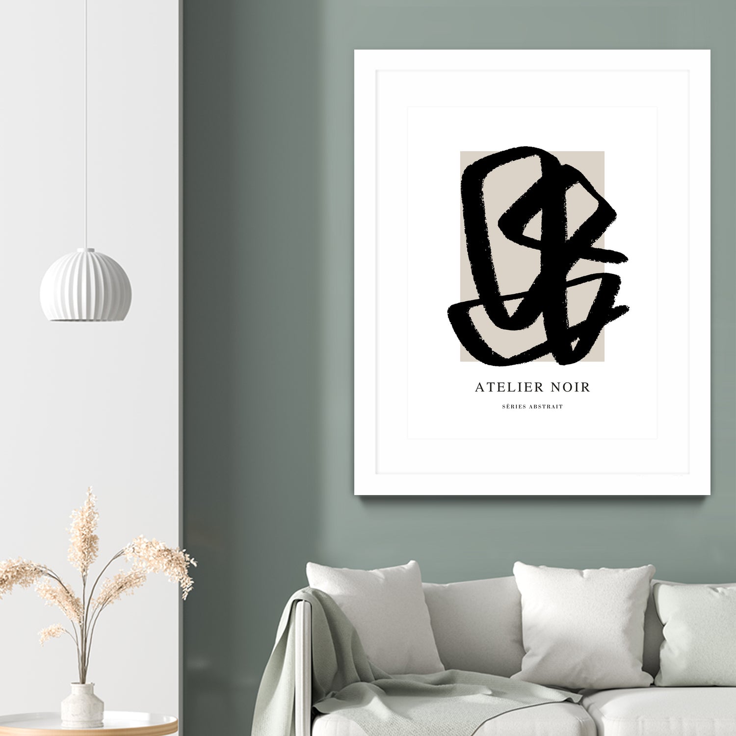 Atelier Noir by M Studio on GIANT ART - beige illustration modern