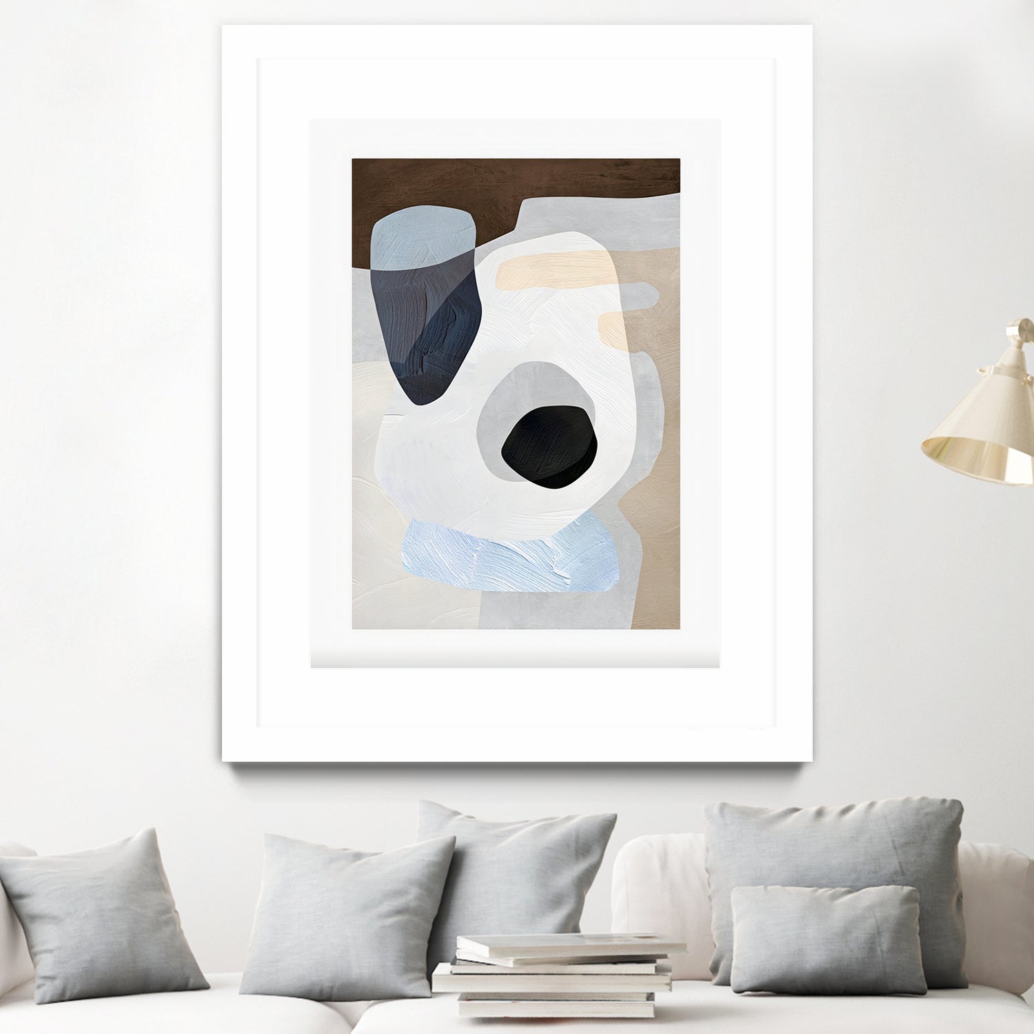 Formes III by M Studio on GIANT ART - green abstrait abstrait