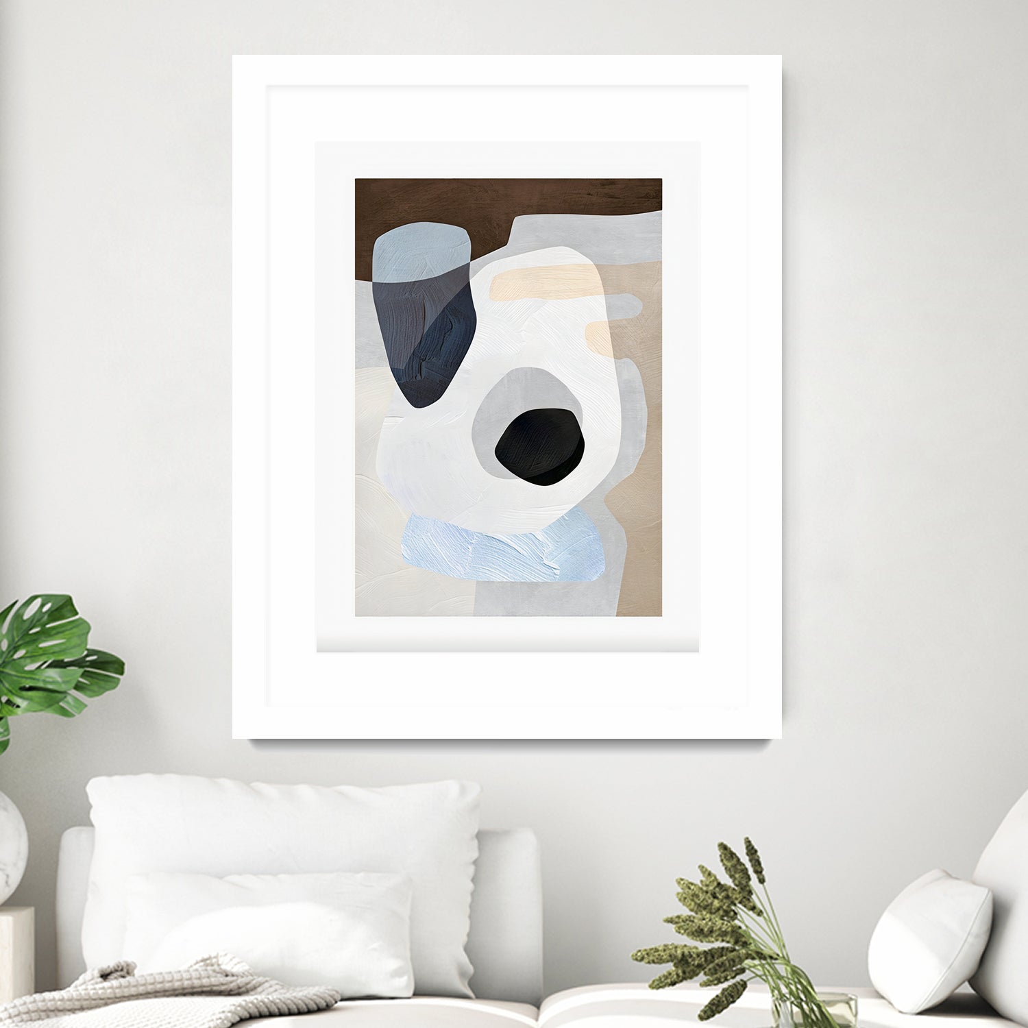 Formes III by M Studio on GIANT ART - green abstrait abstrait