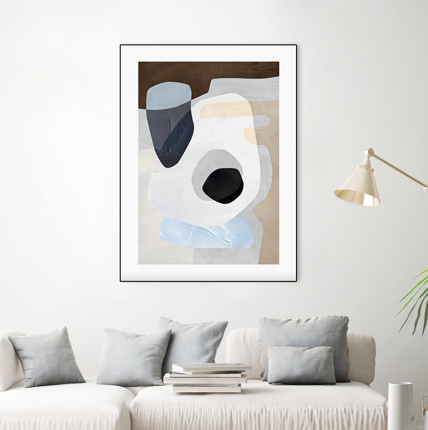 Formes III by M Studio on GIANT ART - green abstrait abstrait