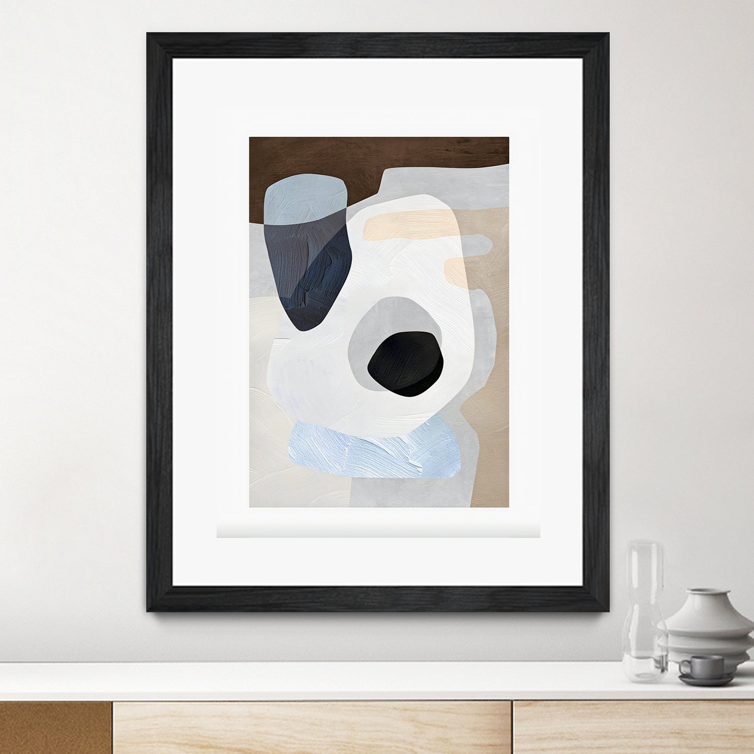 Formes III by M Studio on GIANT ART - green abstrait abstrait