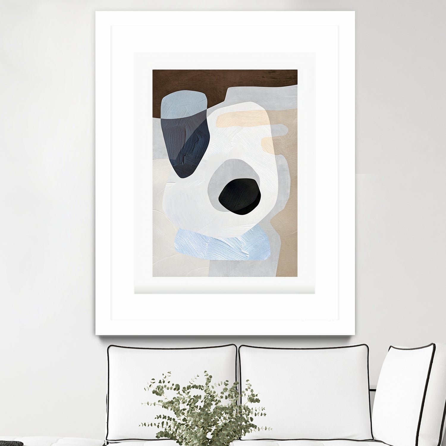 Formes III by M Studio on GIANT ART - green abstrait abstrait