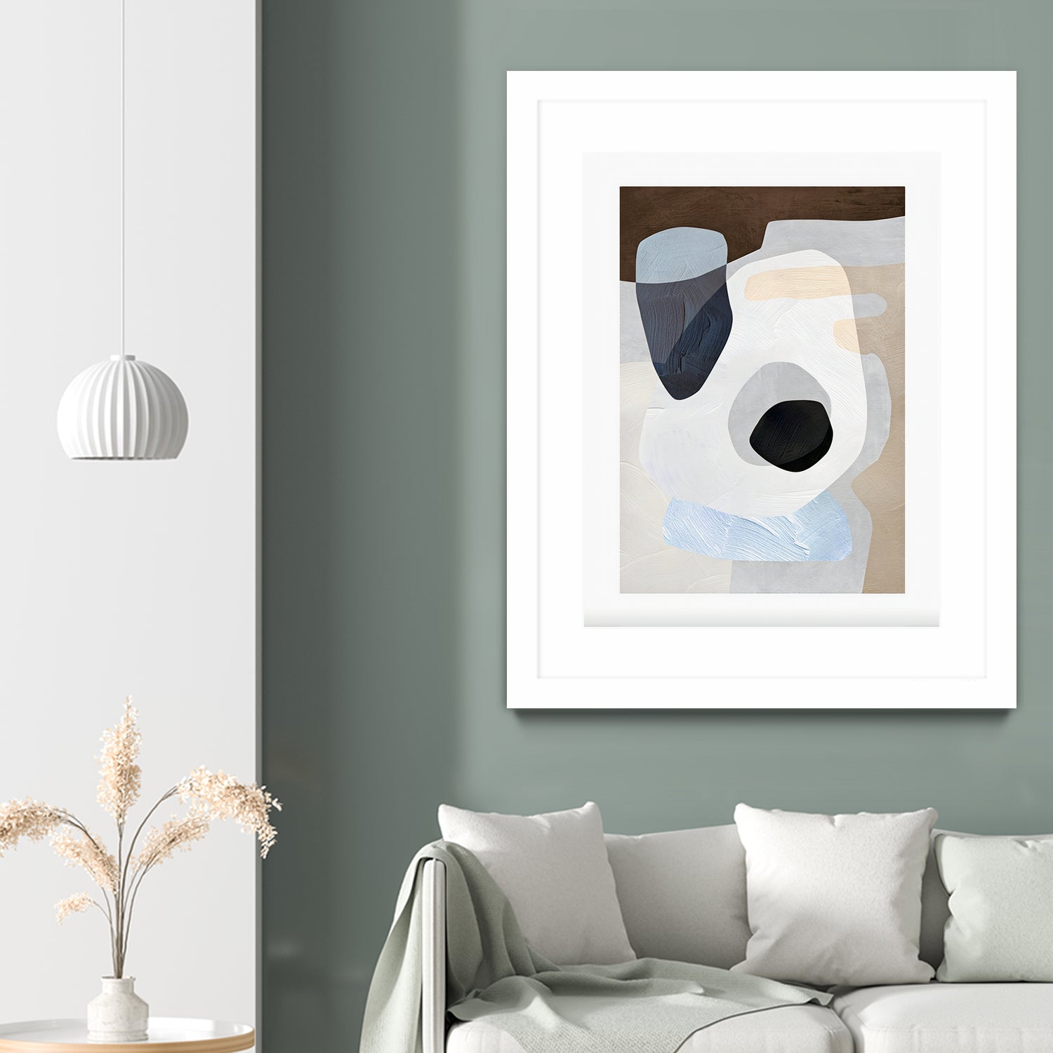 Formes III by M Studio on GIANT ART - green abstrait abstrait