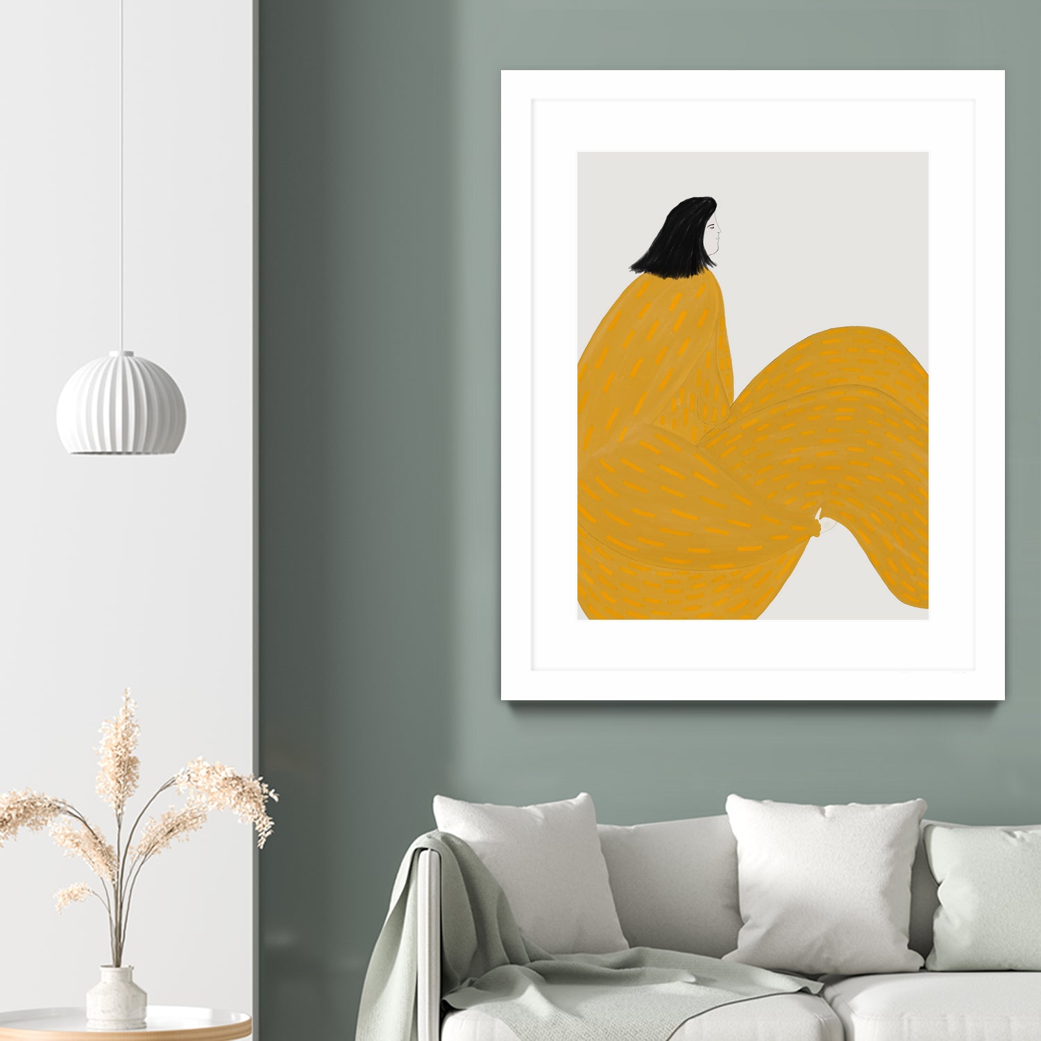 Form II by M Studio on GIANT ART - yellow woman