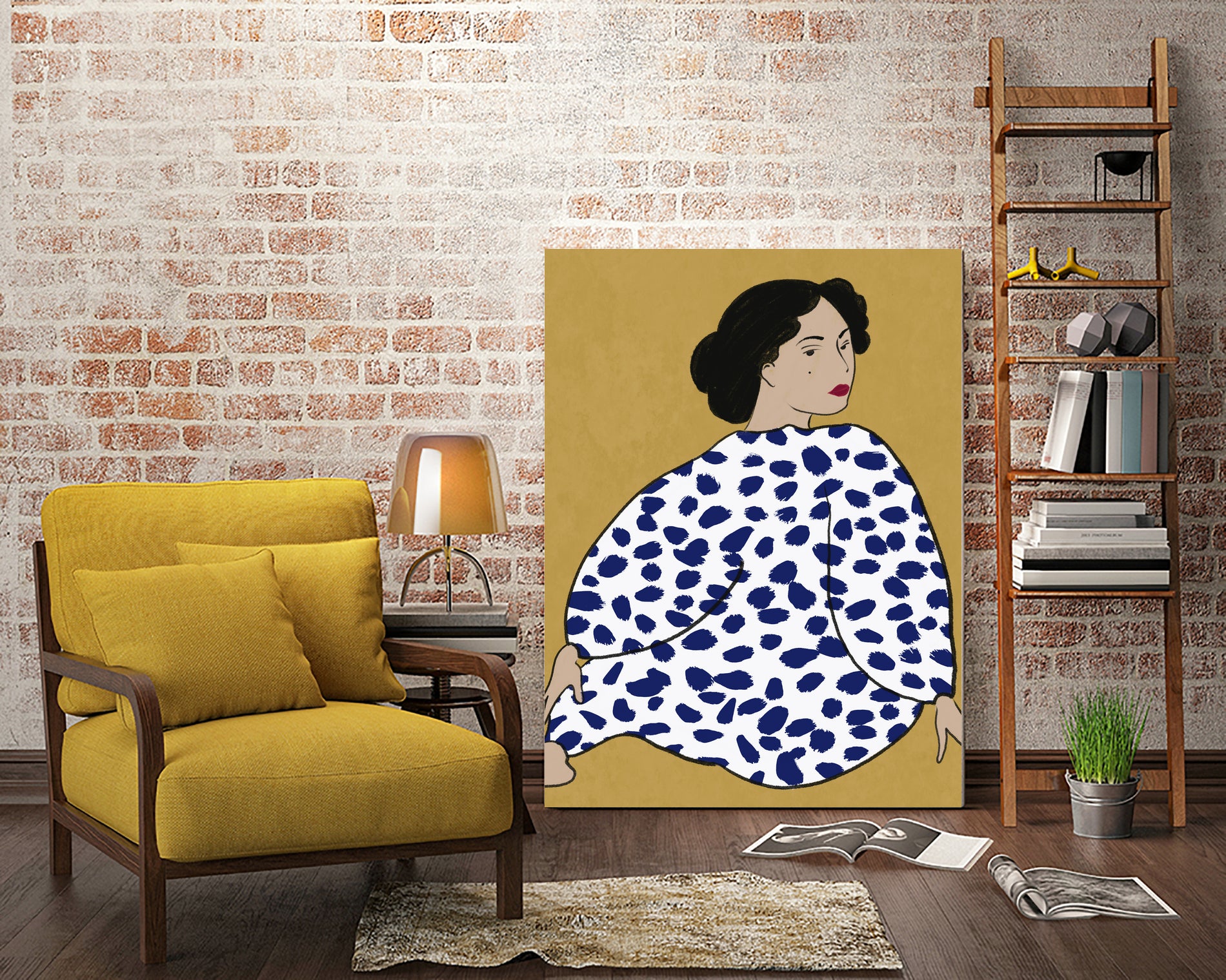 Happy Girl by M Studio on GIANT ART