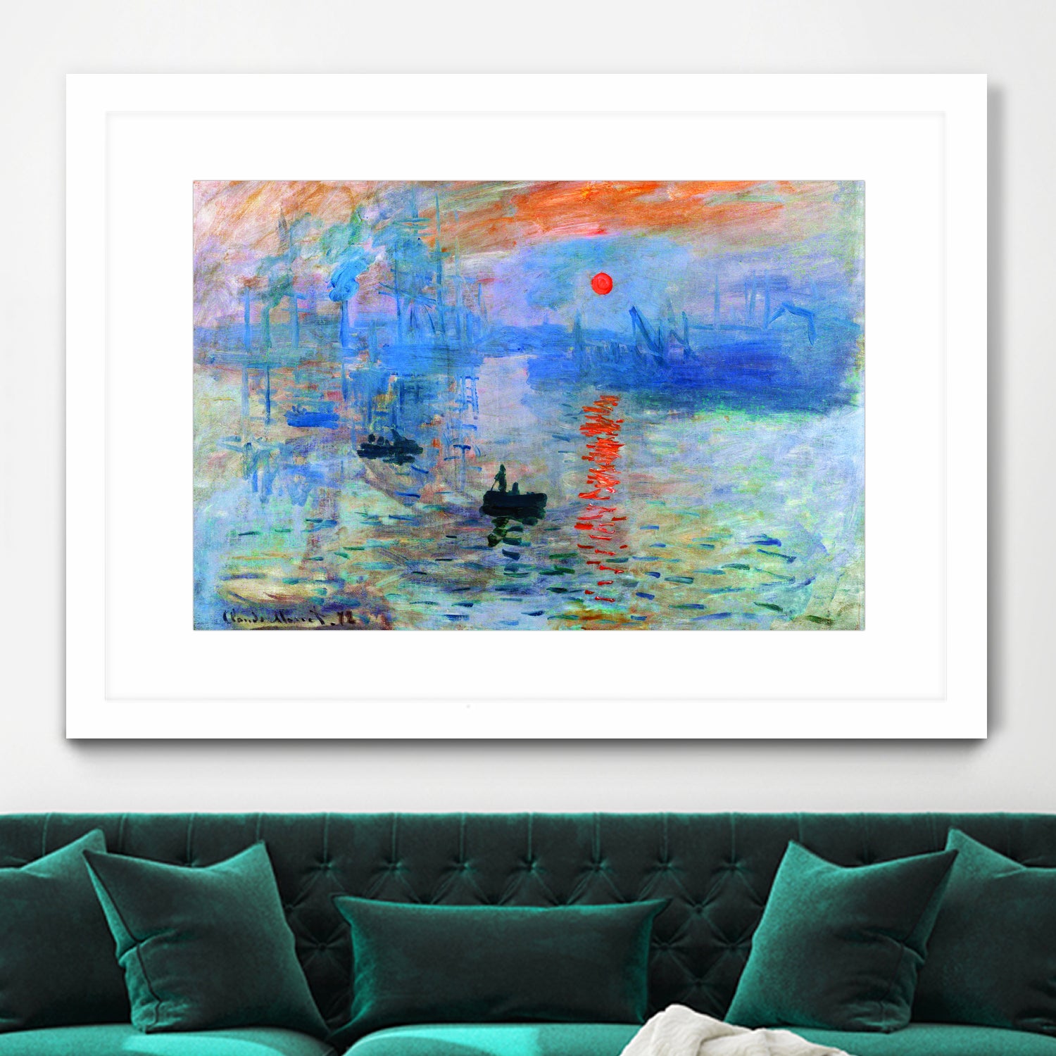 Sunrise 1872 by Monet on GIANT ART - museums