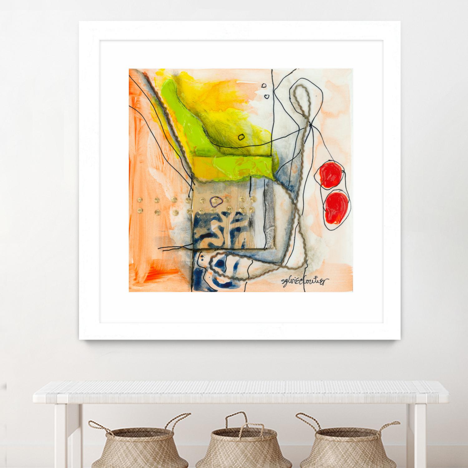 Cartoon #3 by Sylvie Cloutier on GIANT ART - red abstract