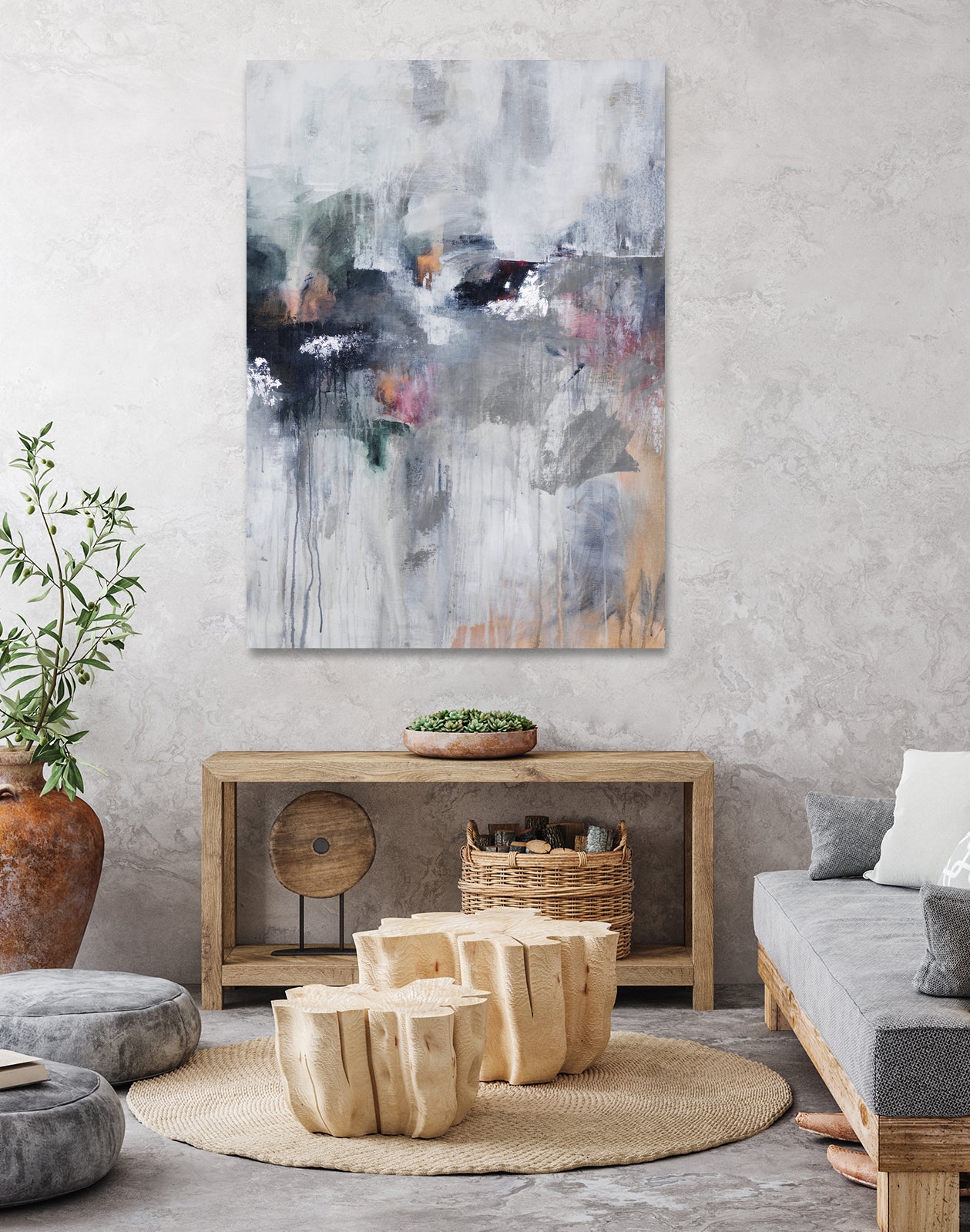 Pink Point by Daleno Art on GIANT ART - abstract