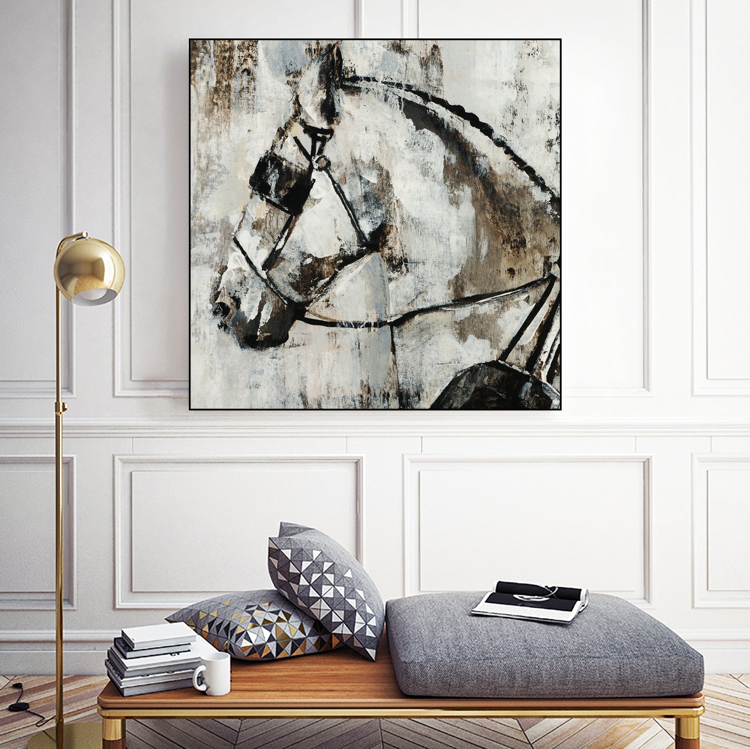 Waiting At The Square I by Daleno Art on GIANT ART - absrtact