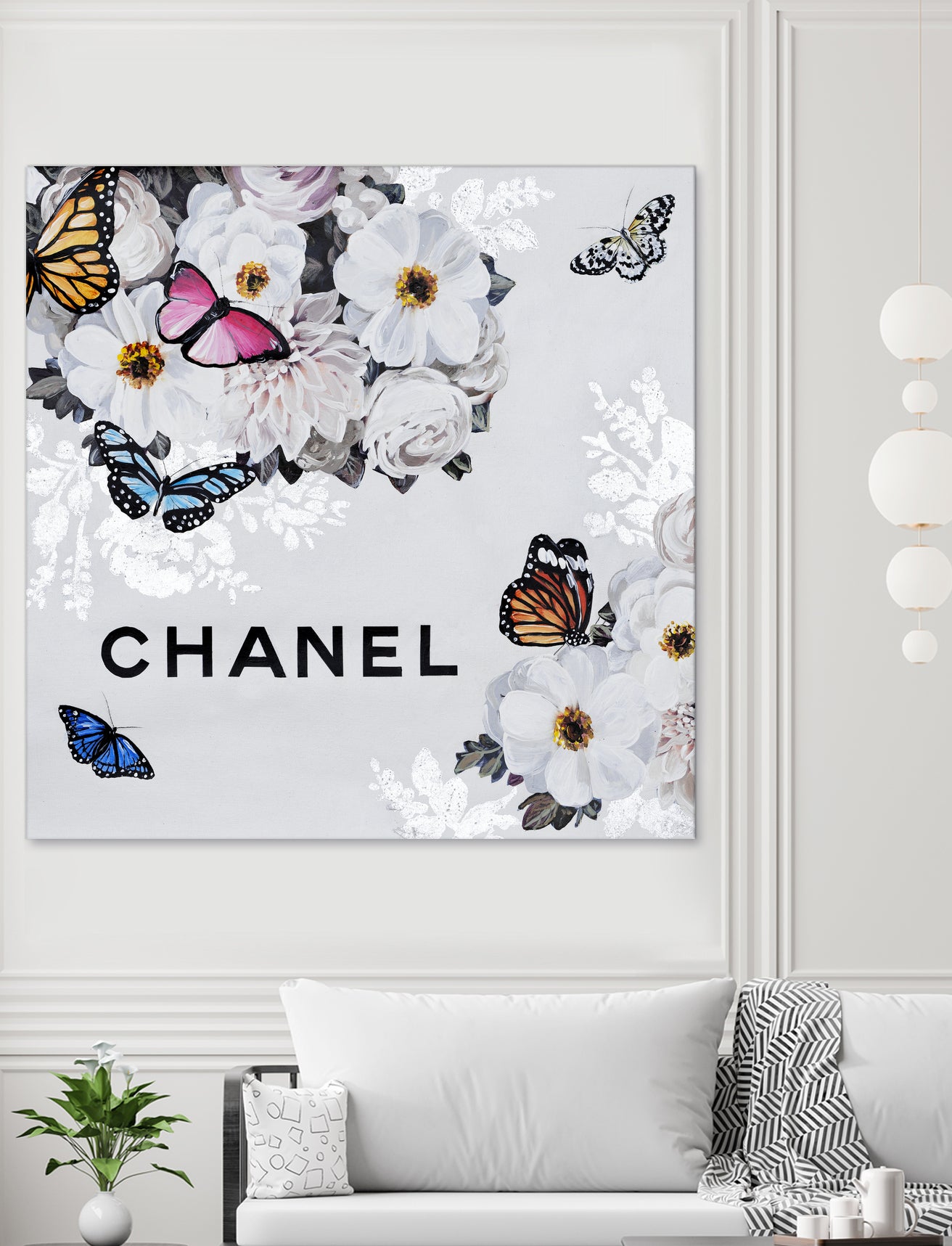 Chic Blooms I by Daleno Art on GIANT ART - abstract