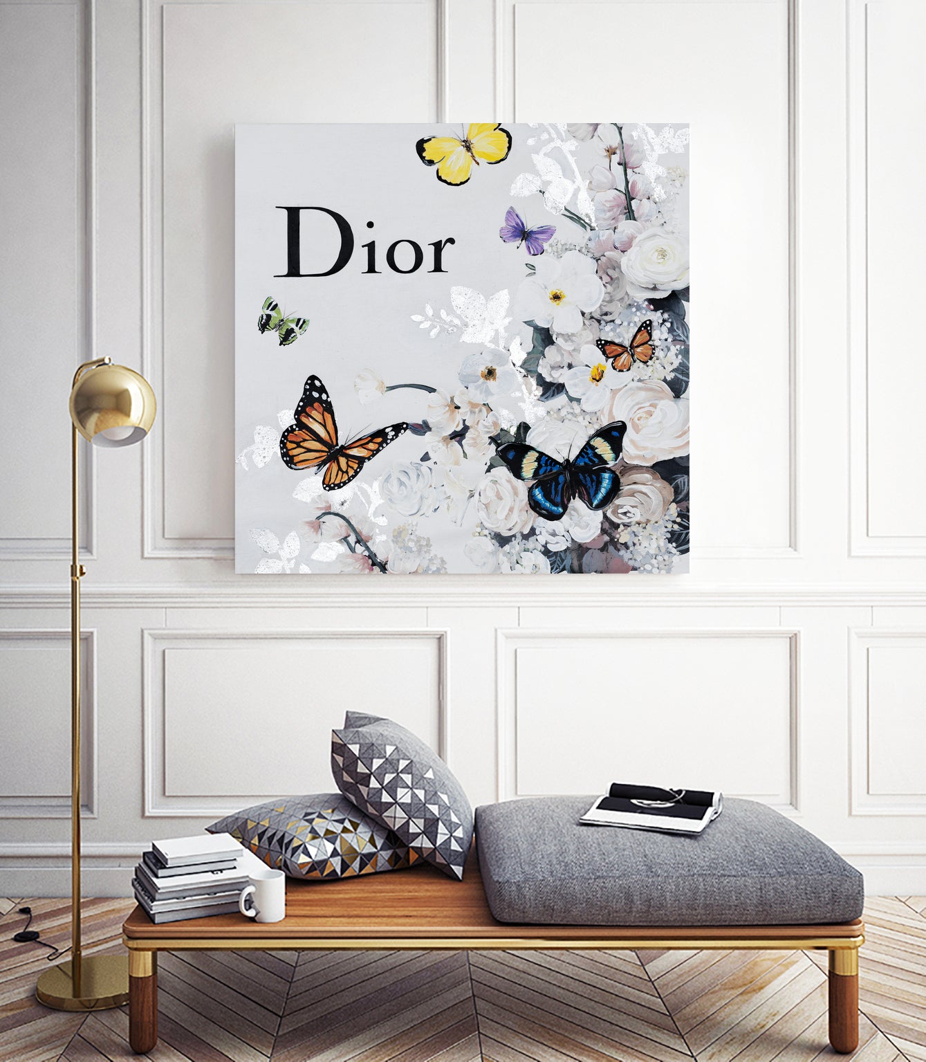 Chic Blooms III by Daleno Art on GIANT ART - abstract