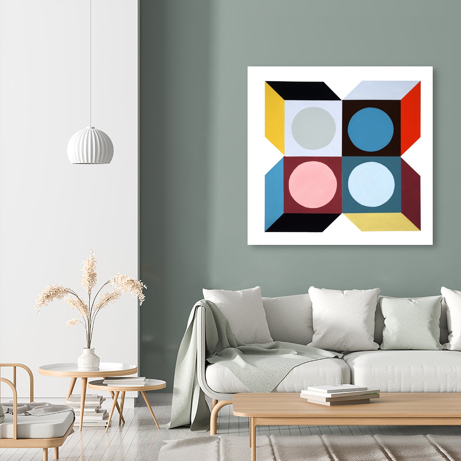 Rubik III by Daleno Art on GIANT ART - pink absrtact