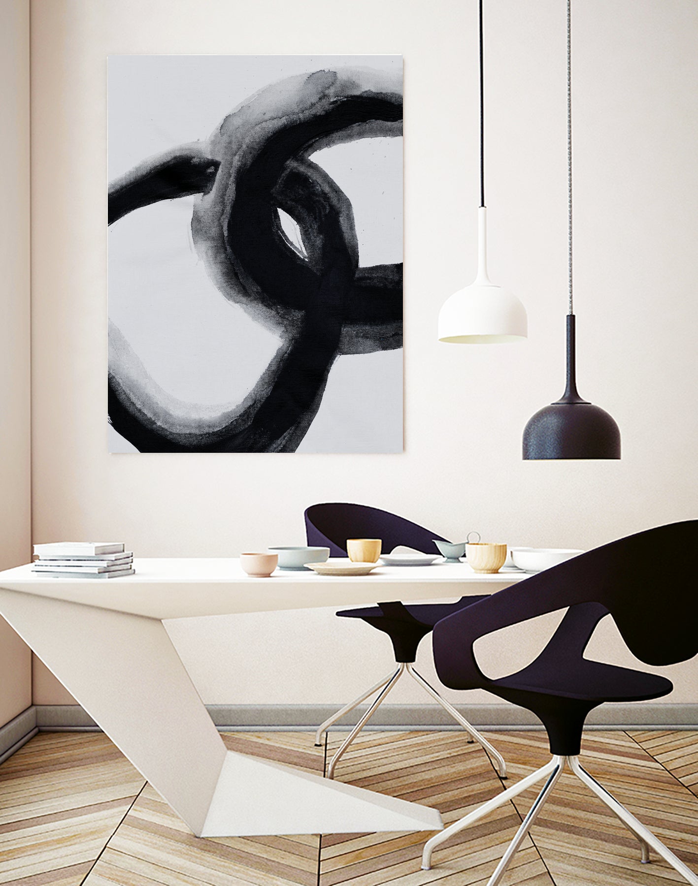 No Way Forward III by Daleno Art on GIANT ART - white shape