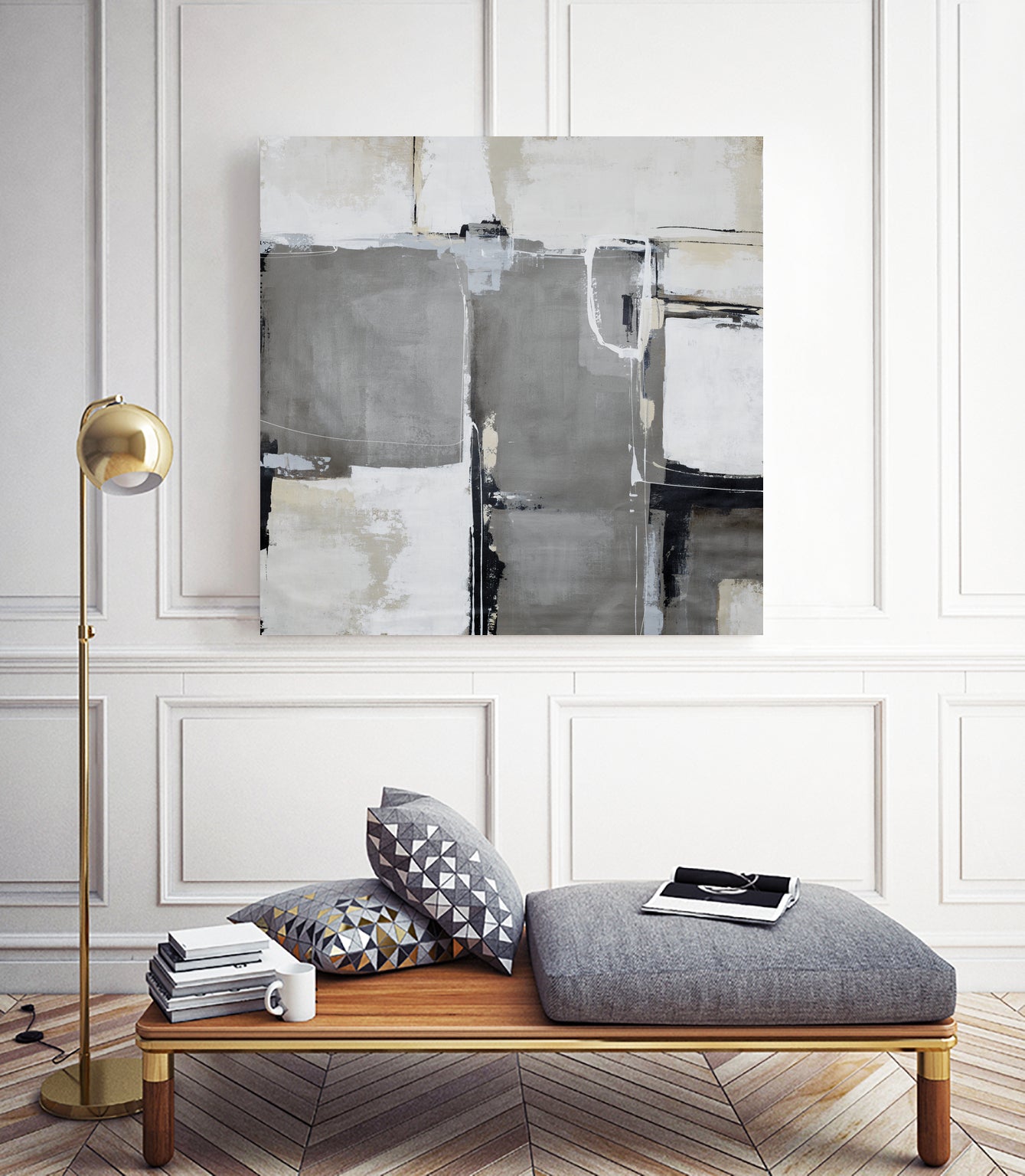 To be A Star by Daleno on GIANT ART - white abstract