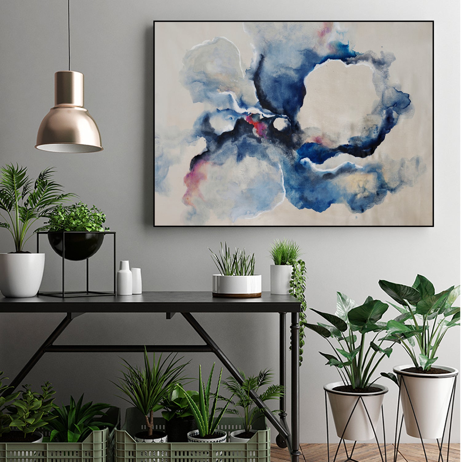 Fused Floral by Daleno Art on GIANT ART - absrtact