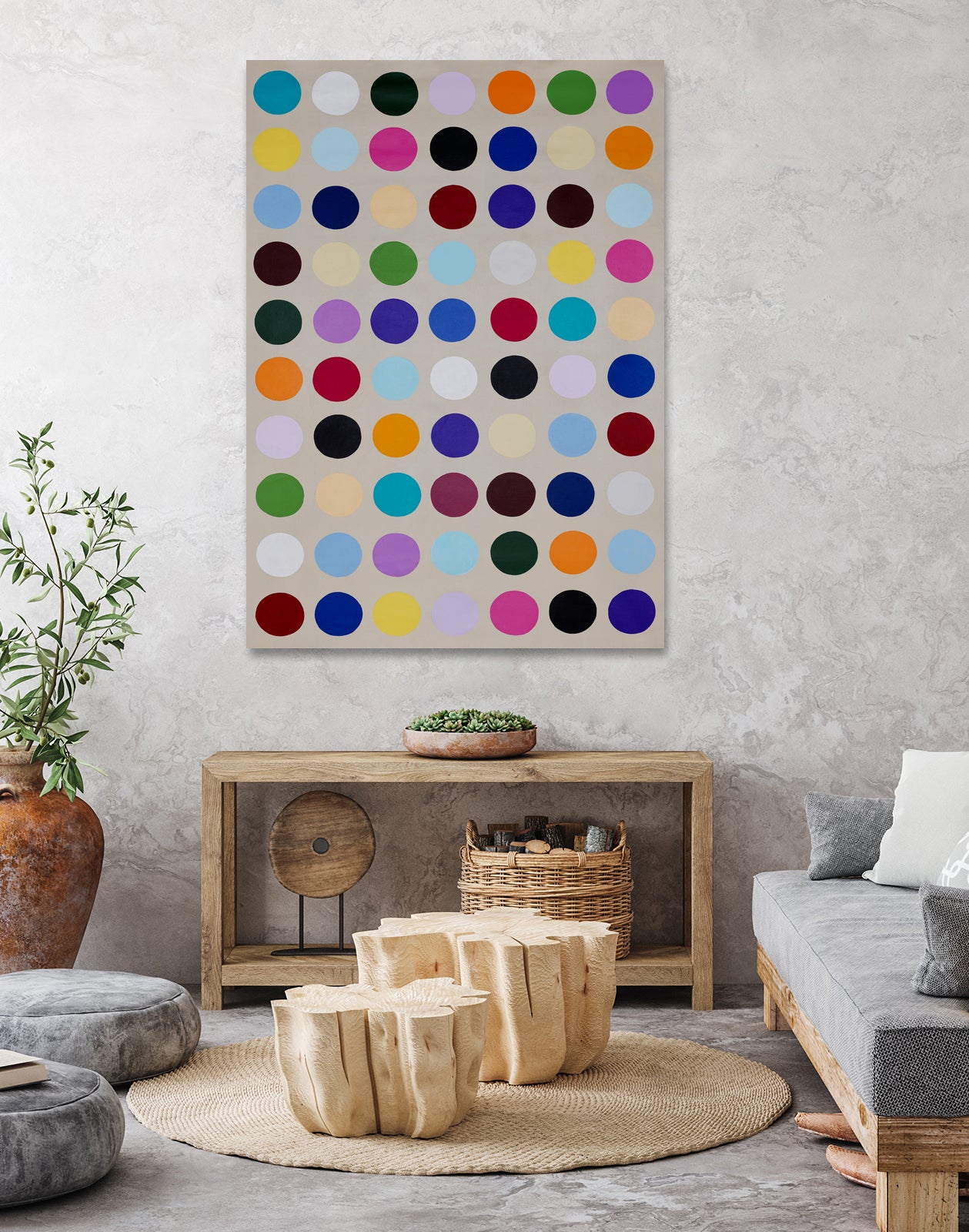 Carnival Cups by Daleno Art on GIANT ART - orange abstract