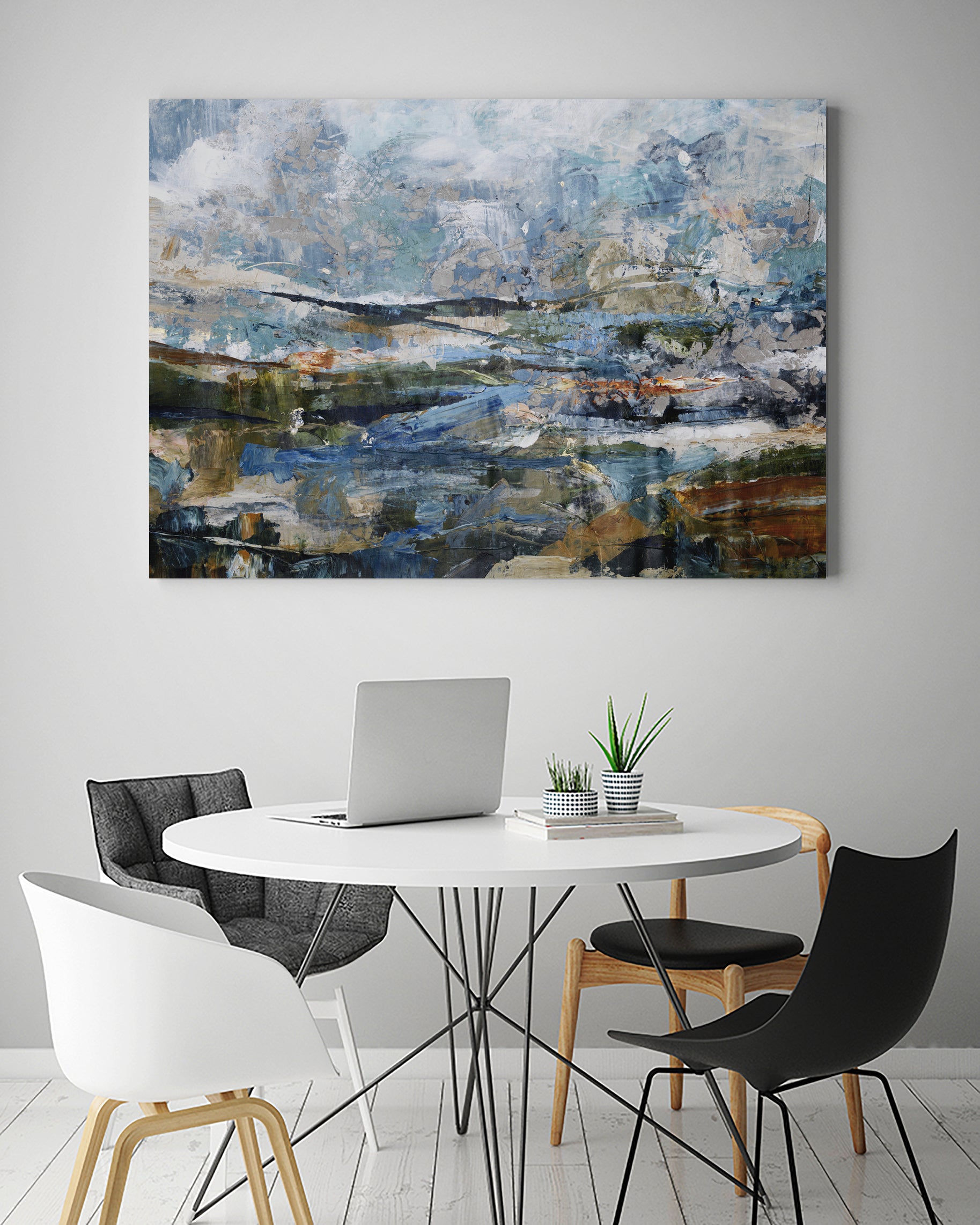 Eastern Path by Daleno Art on GIANT ART - green abstract