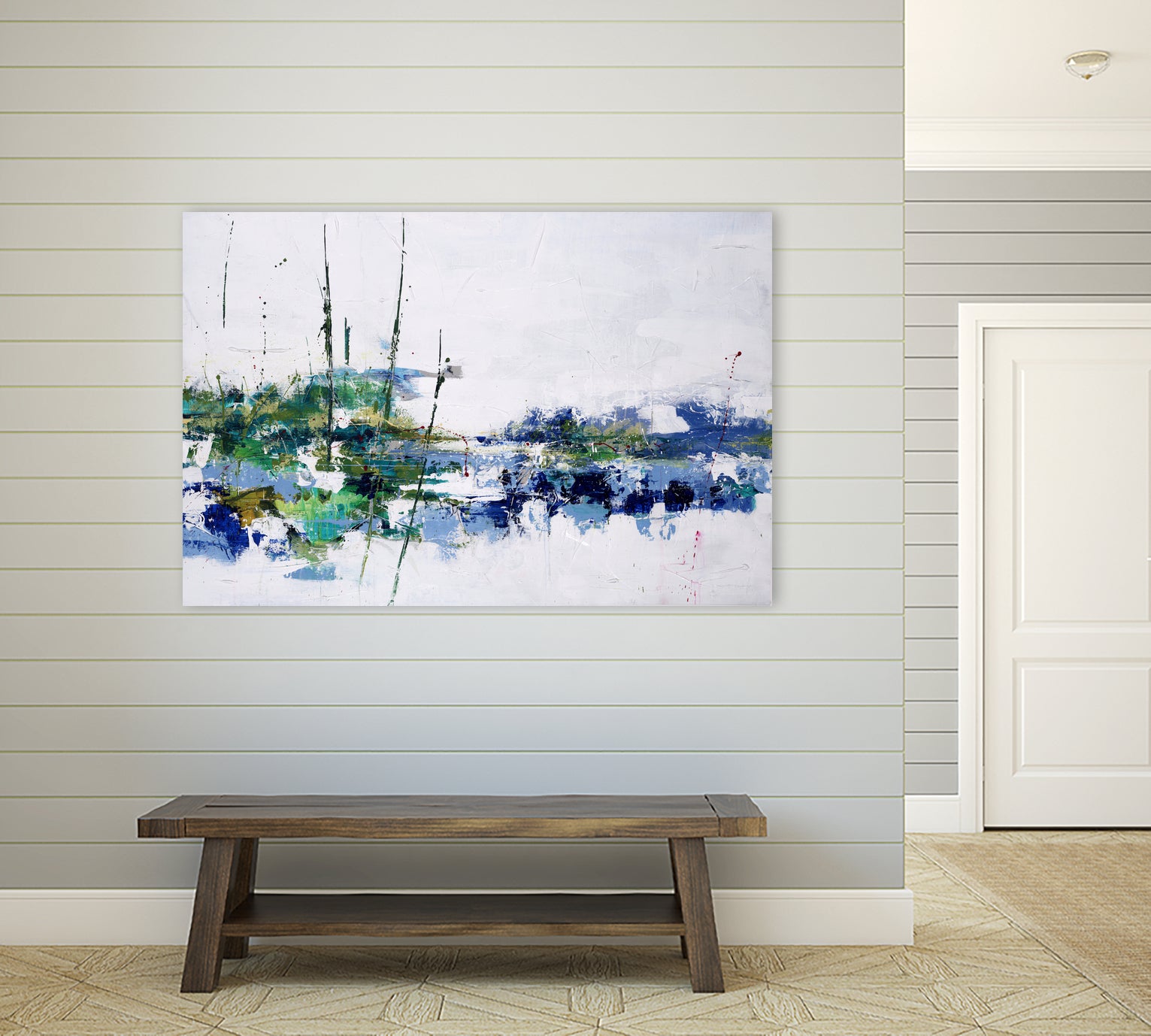 Field and Stream by Daleno Art on GIANT ART - blue absrtact