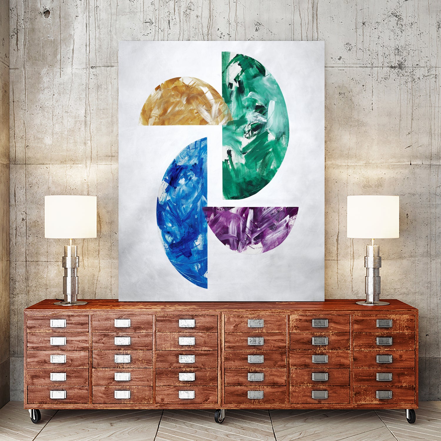 Playing Simon by Daleno Art on GIANT ART - abstract