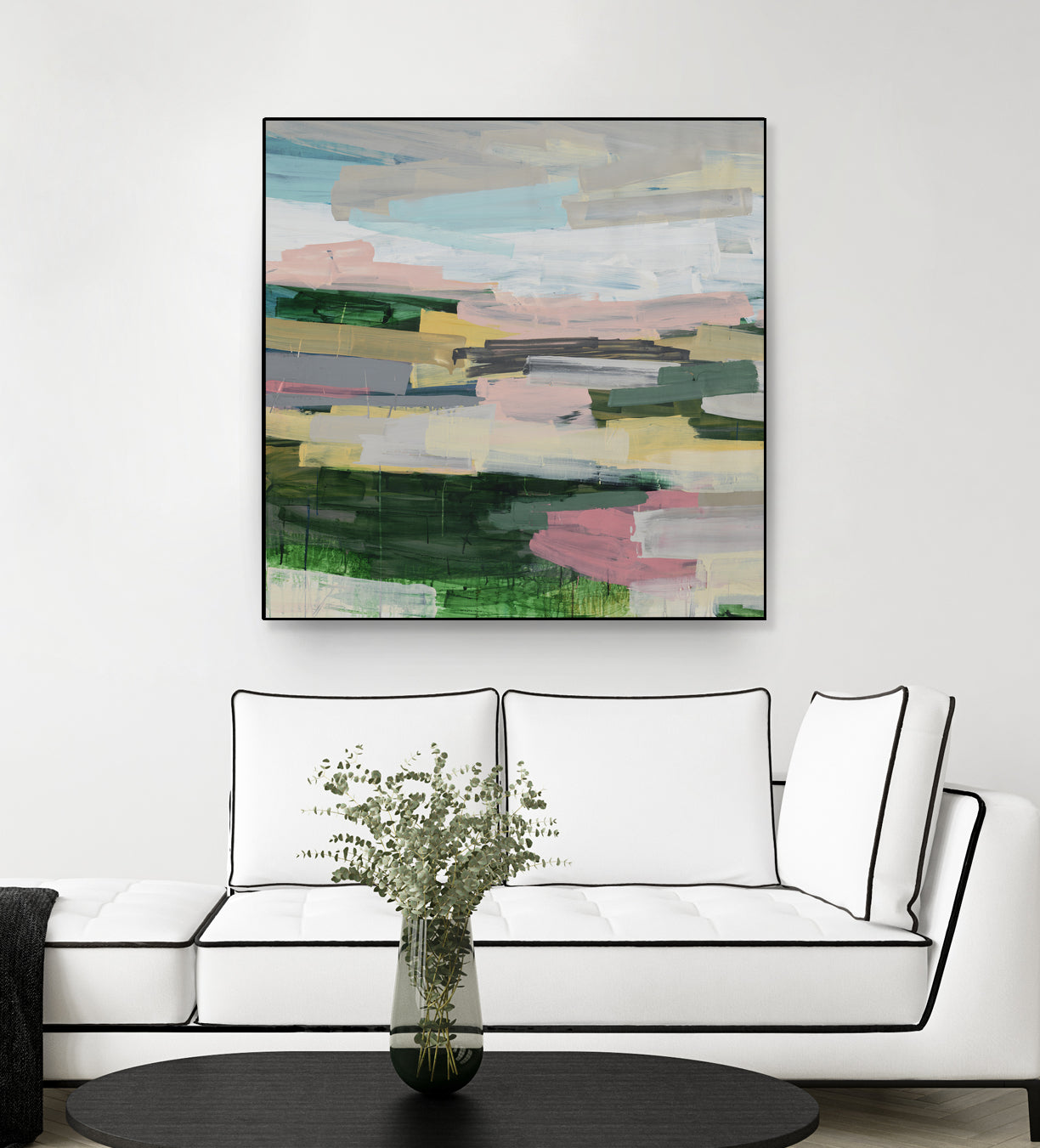 Wine Tour II by Daleno Art on GIANT ART - green abstract