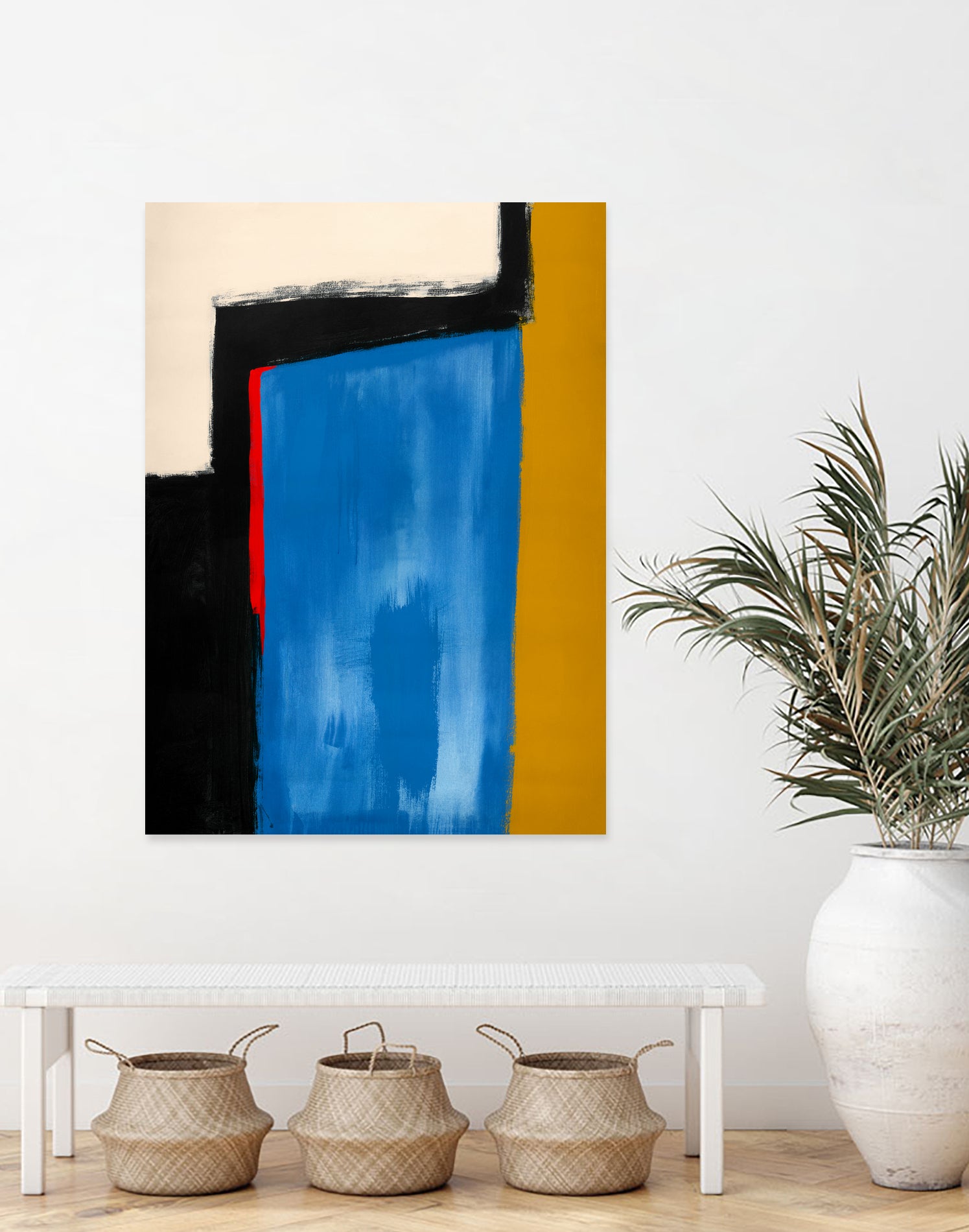 Block Field 5 by Jo Stearns on GIANT ART - black abstract pattern