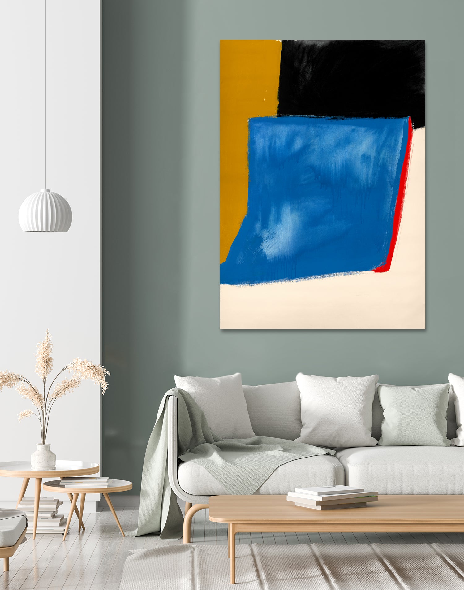 Block Field 6 by Jo Stearns on GIANT ART - black abstract pattern