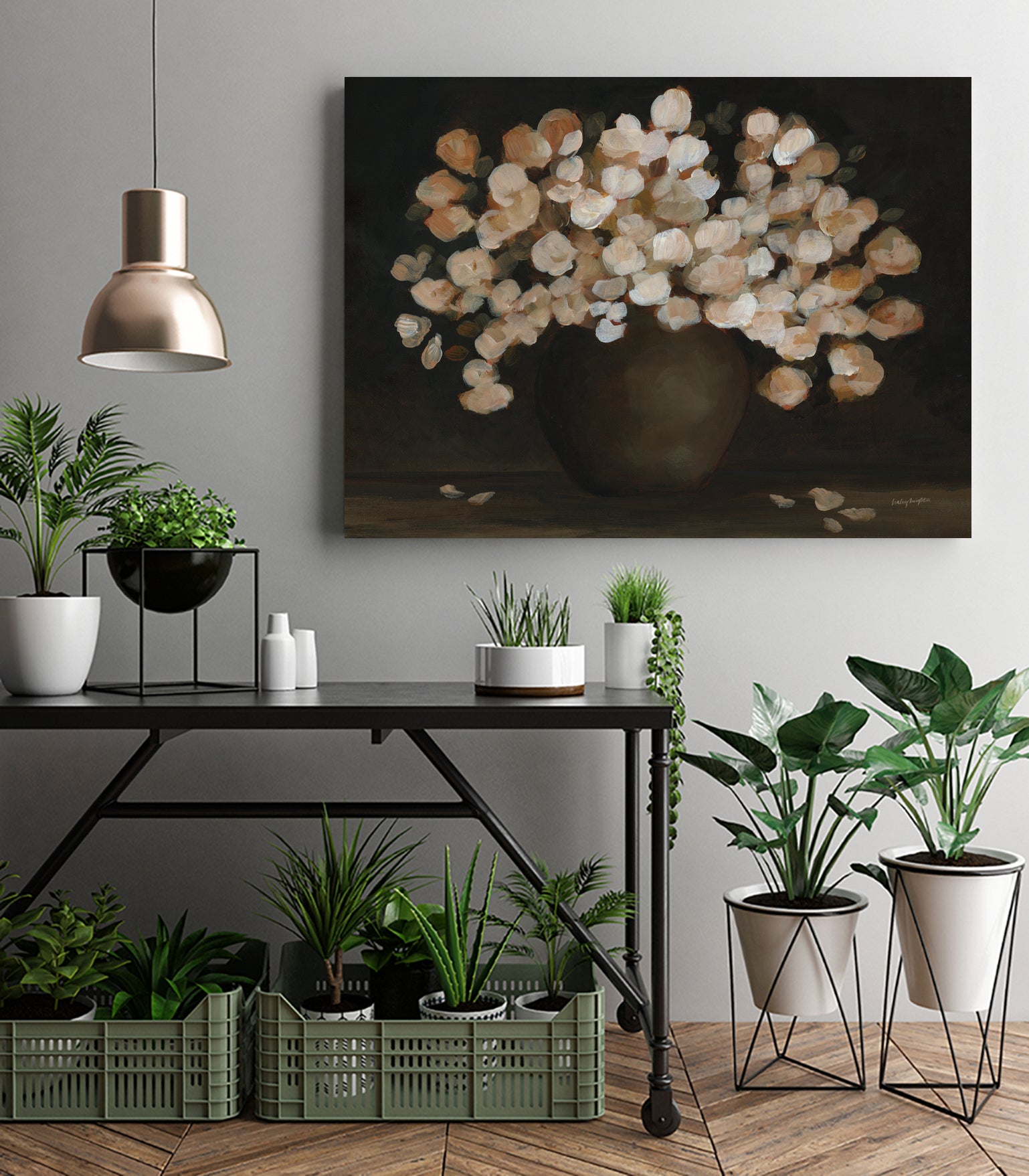 Autumn Floral by Haley Knighten on GIANT ART - abstract