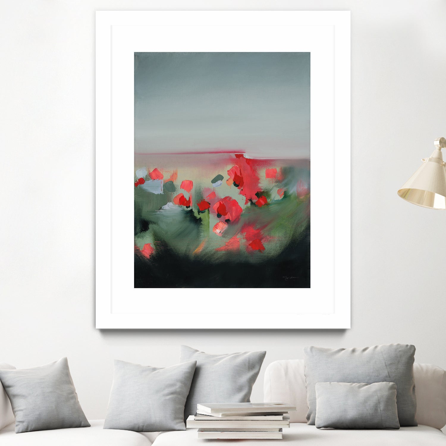 Poppies by Maggie Sackmann on GIANT ART - abstract