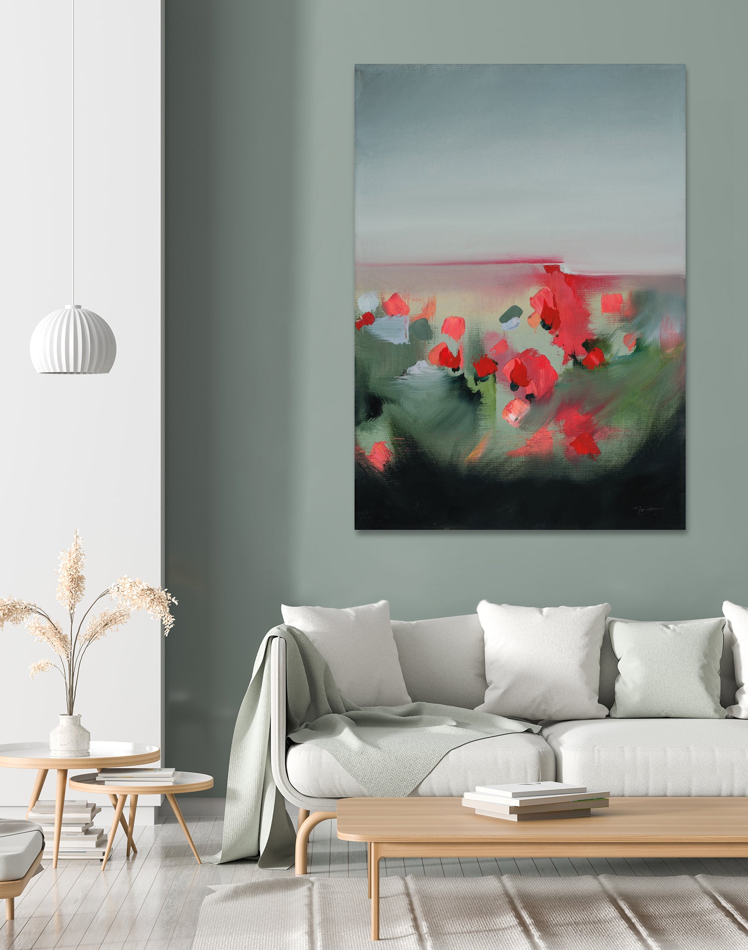 Poppies by Maggie Sackmann on GIANT ART - abstract