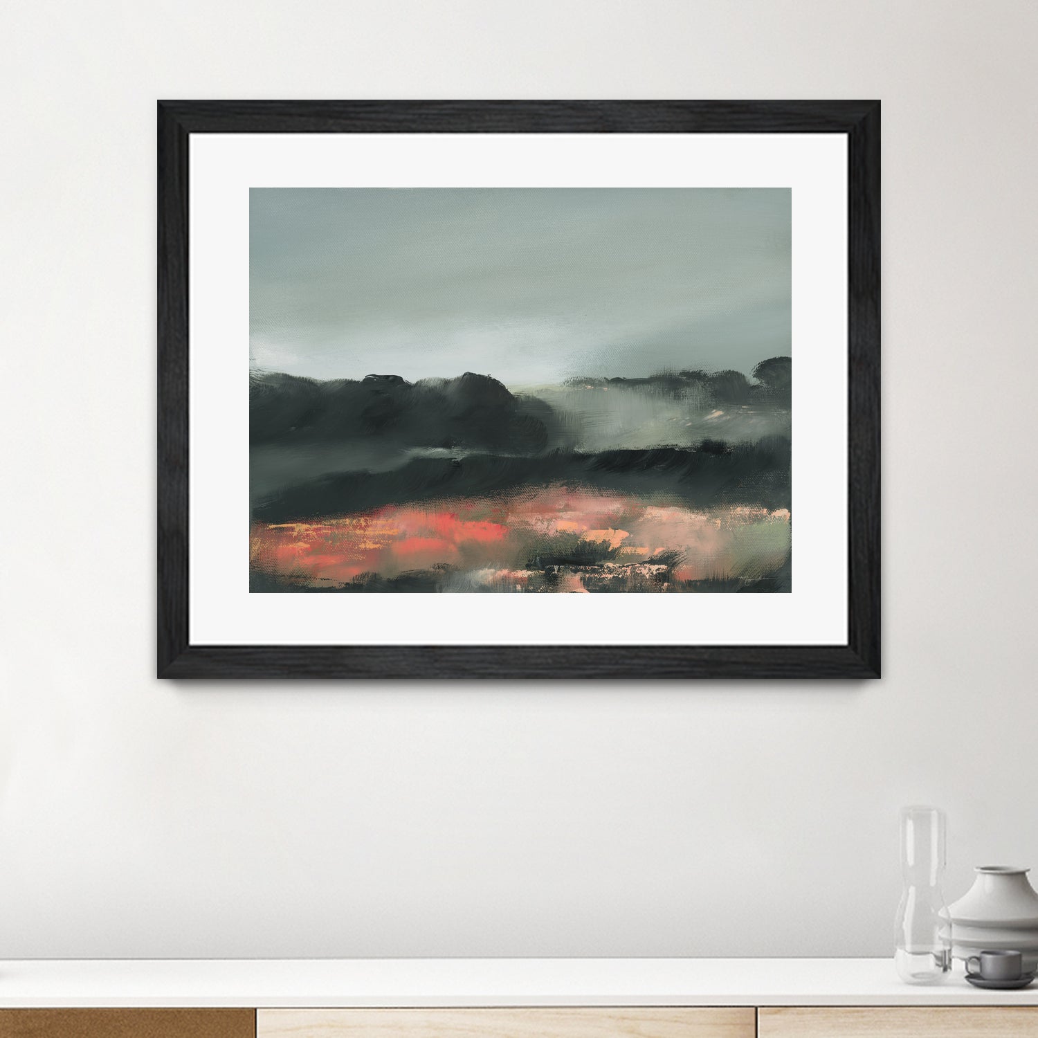 Ruby Meadow by Maggie Sackmann on GIANT ART - abstract