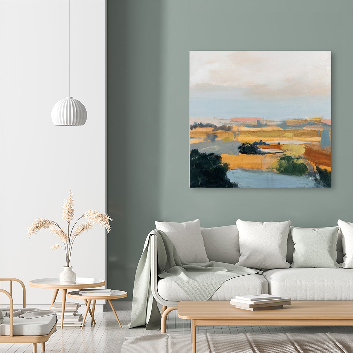 Dreams Out West by Pamela Munger on GIANT ART - green abstract