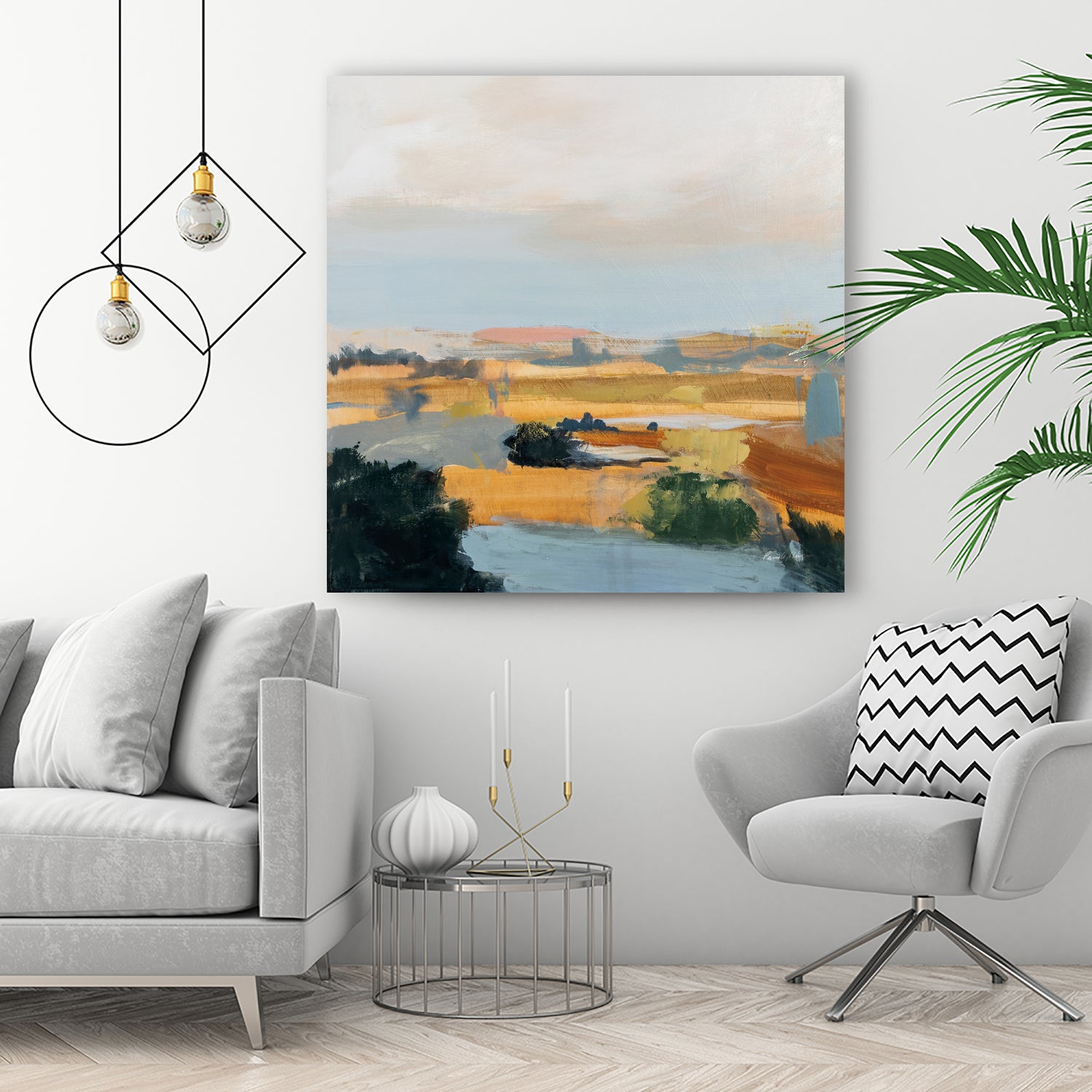 Dreams Out West by Pamela Munger on GIANT ART - green abstract