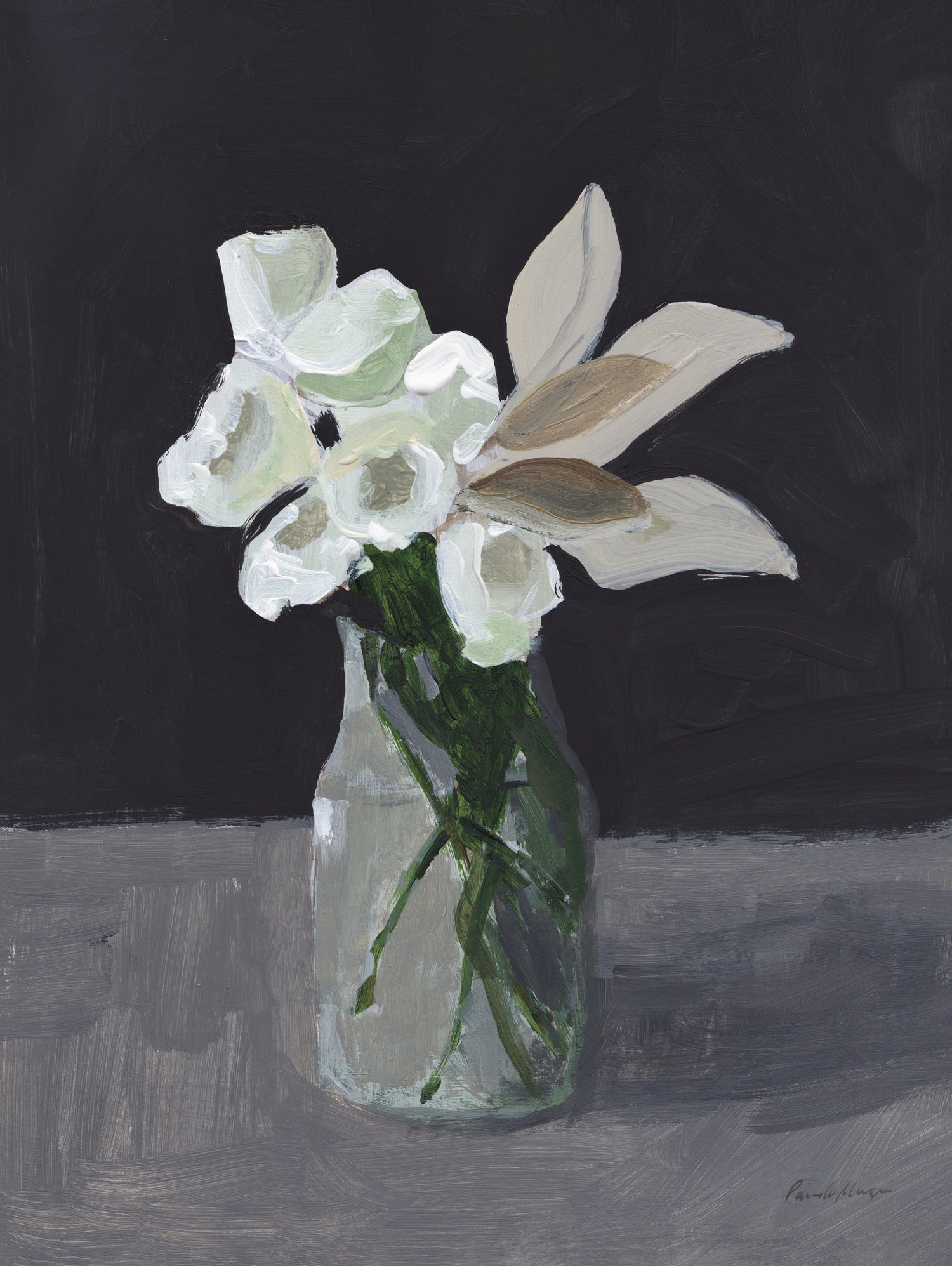 White Blooms by Pamela Munger on GIANT ART - bouquet