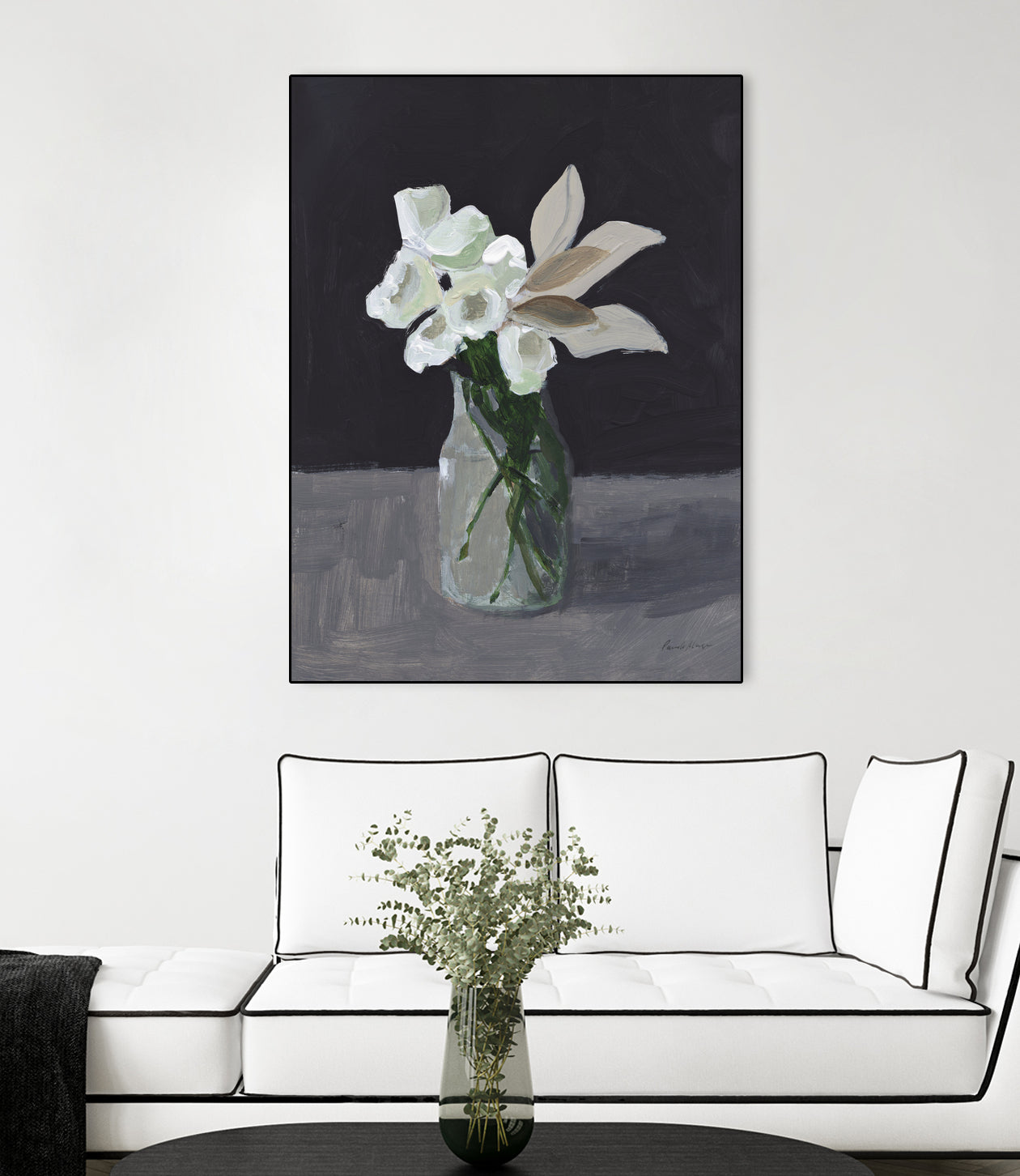 White Blooms by Pamela Munger on GIANT ART - bouquet