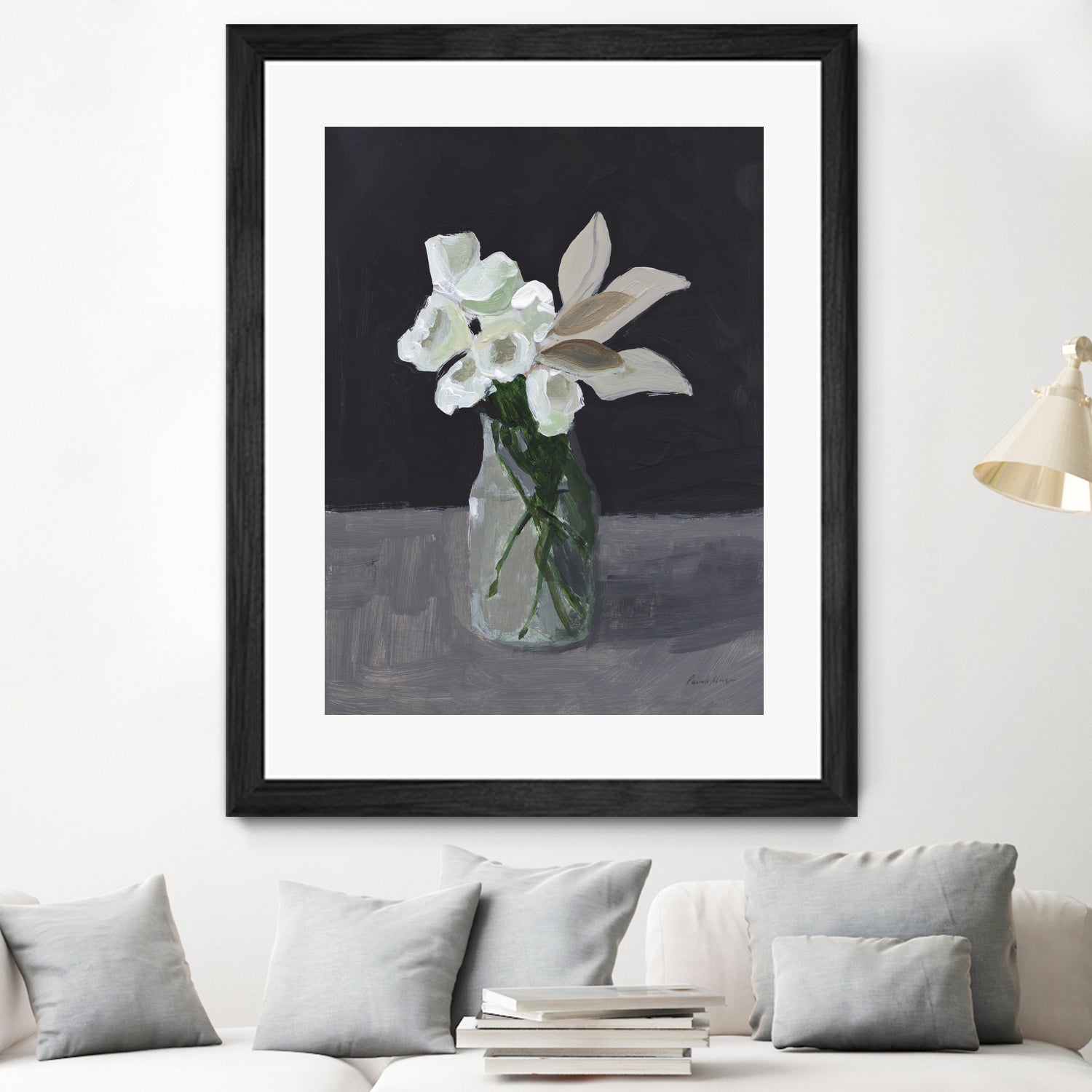 White Blooms by Pamela Munger on GIANT ART - bouquet