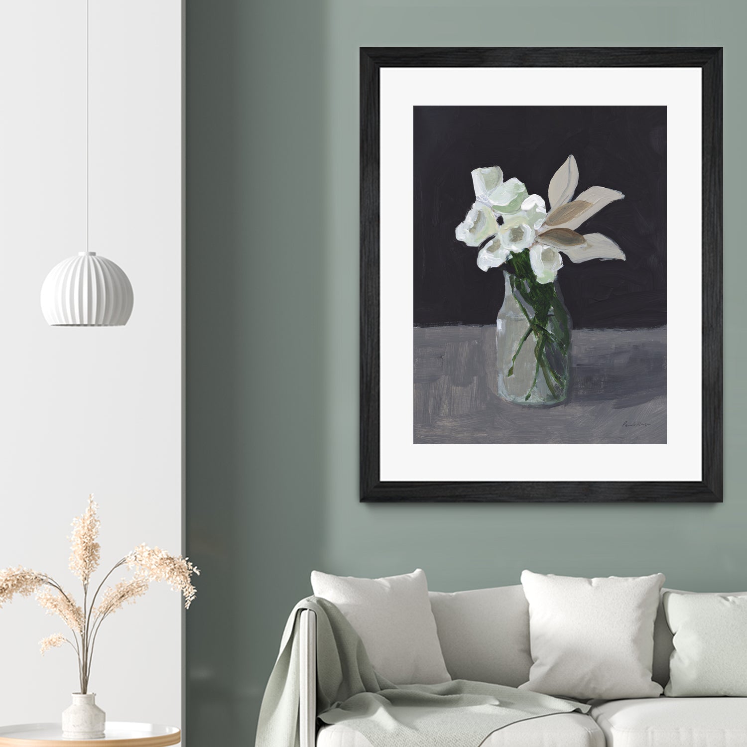 White Blooms by Pamela Munger on GIANT ART - bouquet
