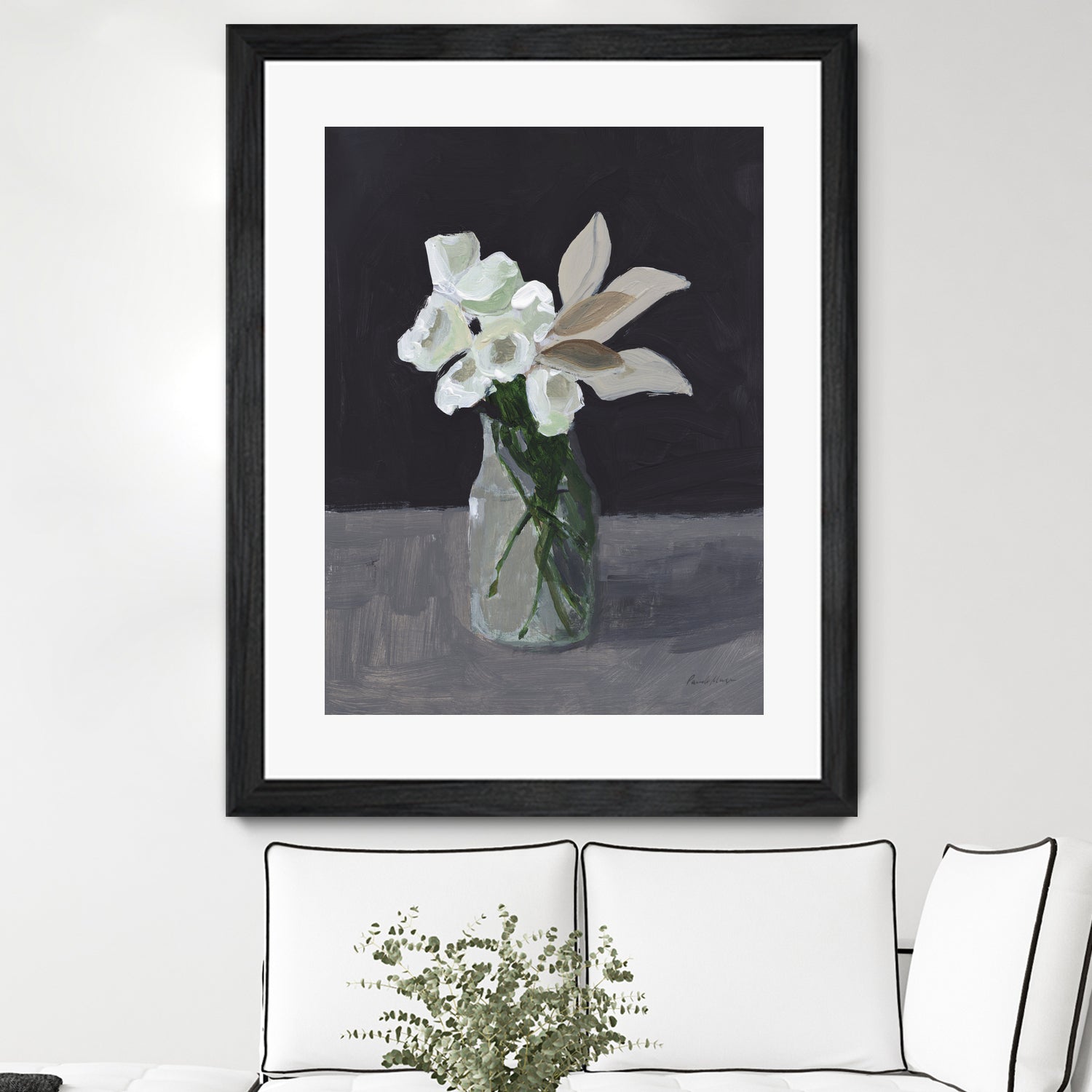 White Blooms by Pamela Munger on GIANT ART - bouquet