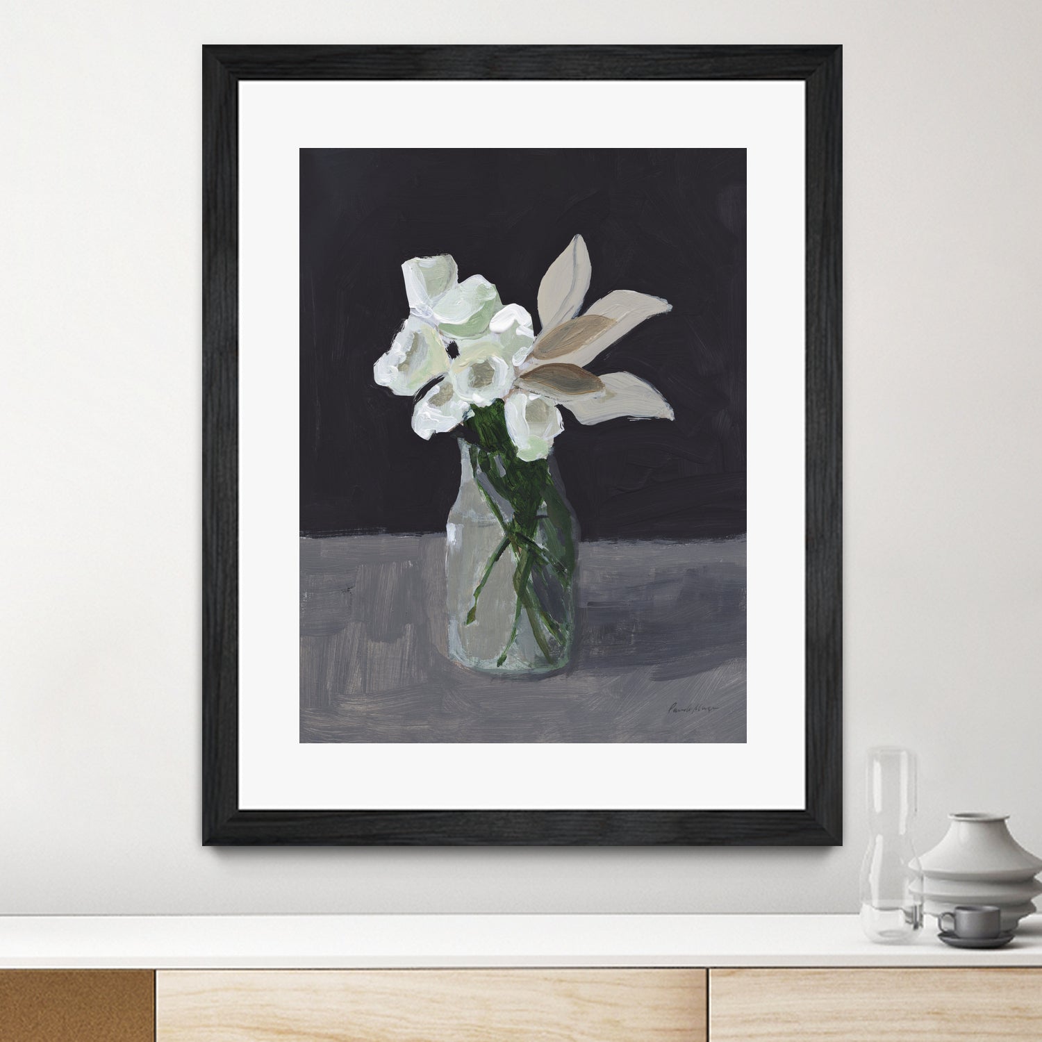 White Blooms by Pamela Munger on GIANT ART - bouquet