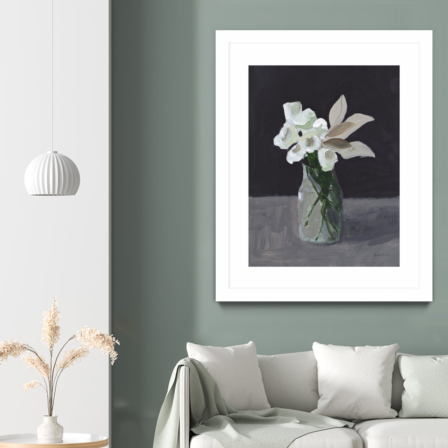 White Blooms by Pamela Munger on GIANT ART - bouquet