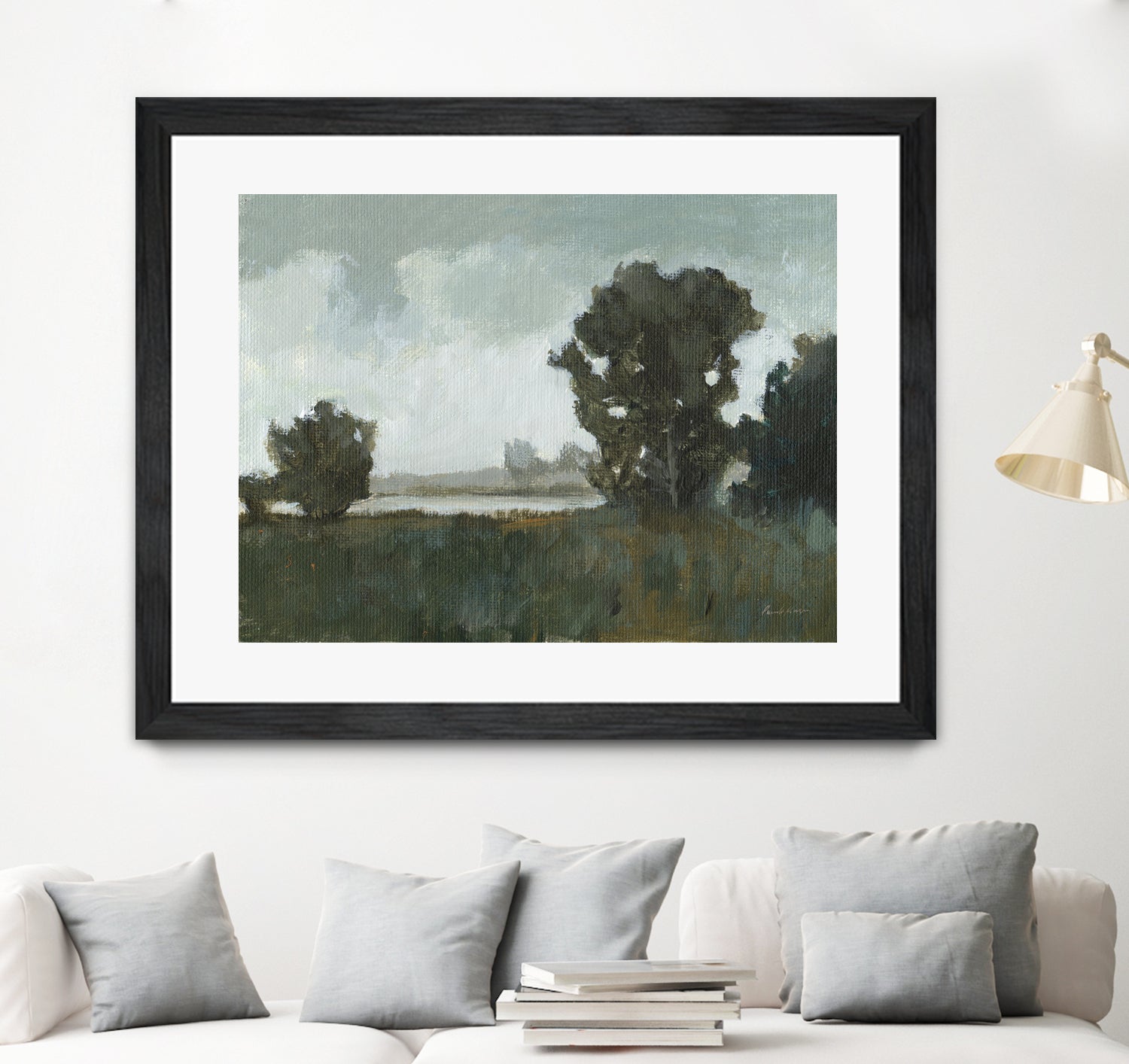 Waterway by Pamela Munger on GIANT ART - black