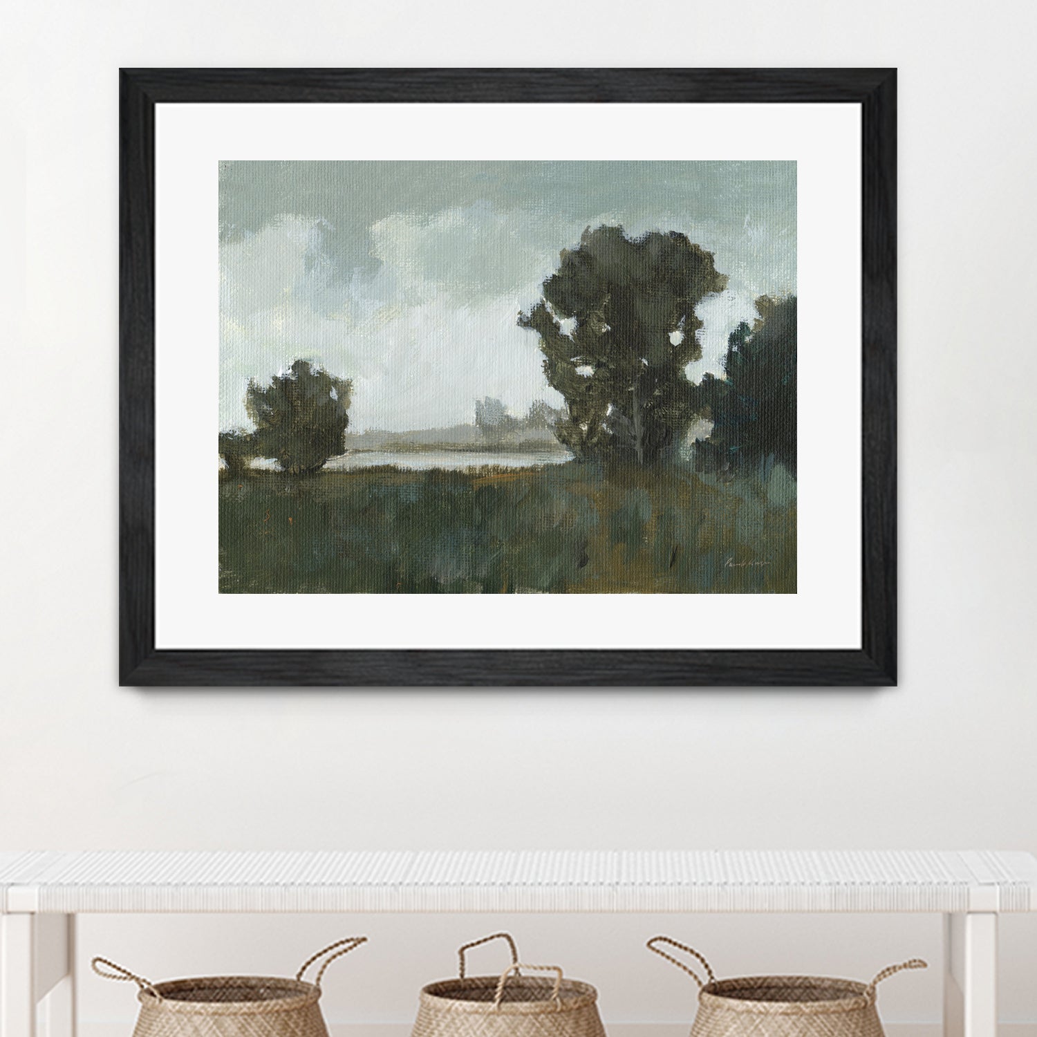 Waterway by Pamela Munger on GIANT ART - black