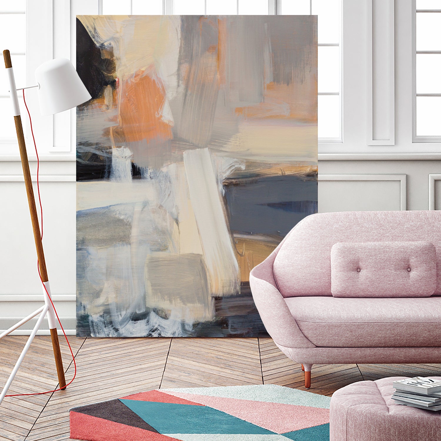 Beale Street Abstract I by Julia Purinton on GIANT ART - orange abstract