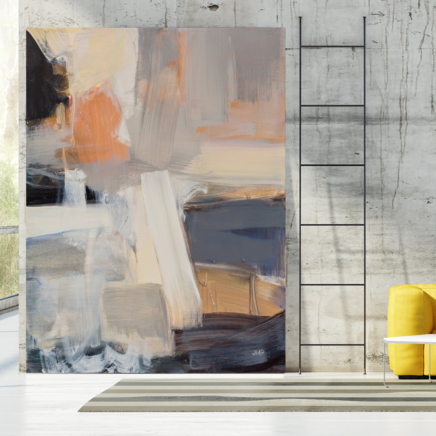 Beale Street Abstract I by Julia Purinton on GIANT ART - orange abstract